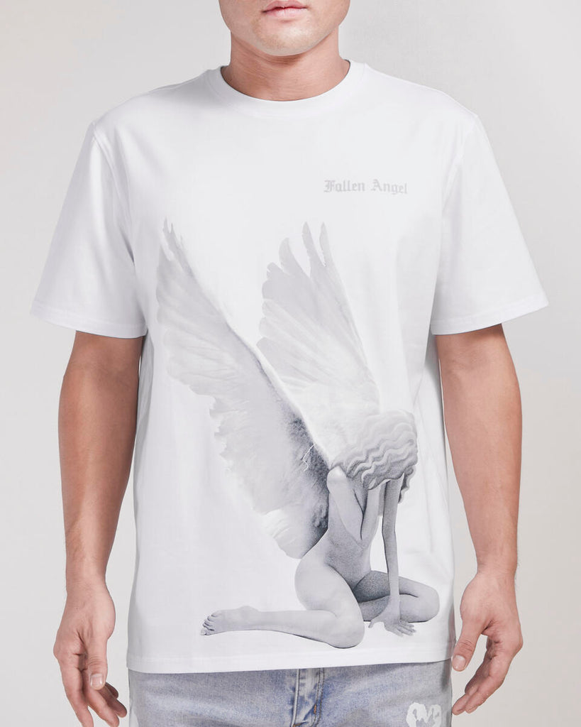 Men’s Roku Studio Crying Fallen Angel T-Shirt White