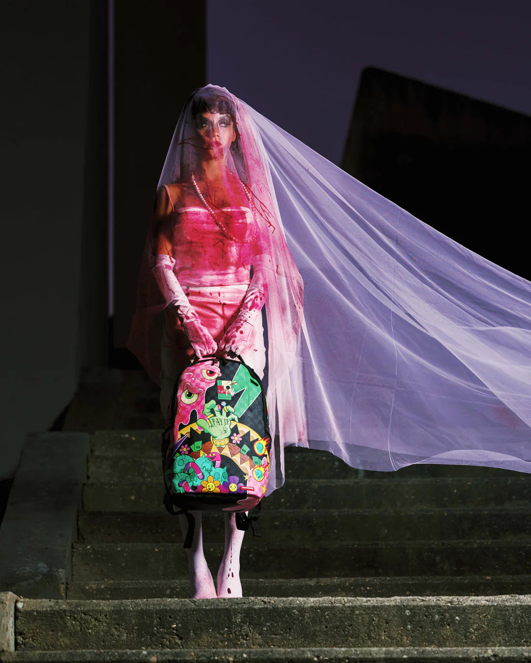 Sprayground Zombie Collage Backpack