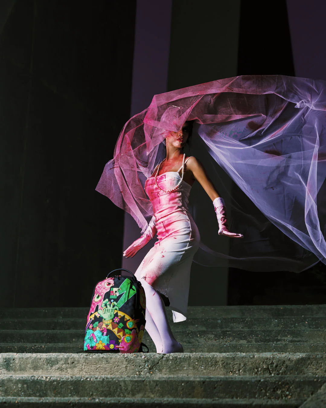 Sprayground Zombie Collage Backpack