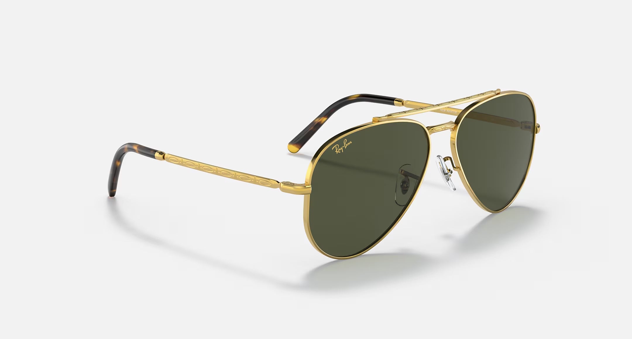 Ray-Ban New Aviator Sunglasses Polished Gold