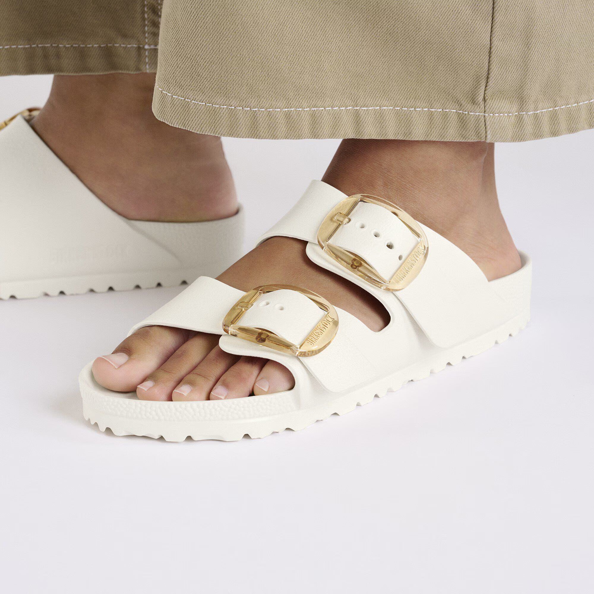 Women's BIRKENSTOCK Arizona Big Buckle EVA Eggshell