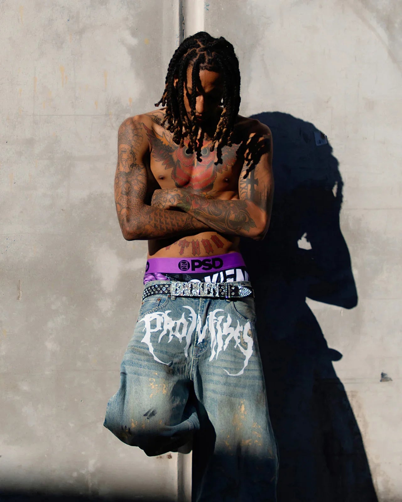 Men's PSD Broken Promises Boxer Briefs Wish Purple