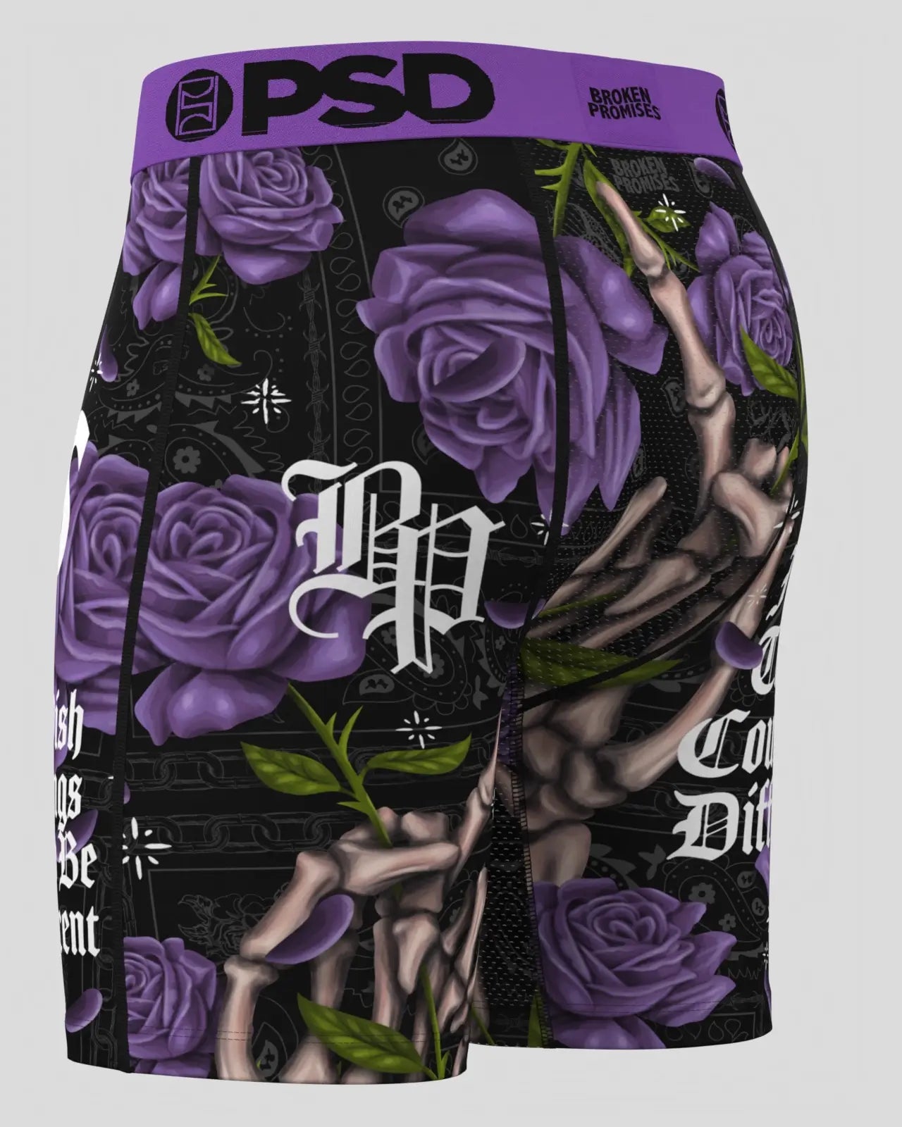 Men's PSD Broken Promises Boxer Briefs Wish Purple
