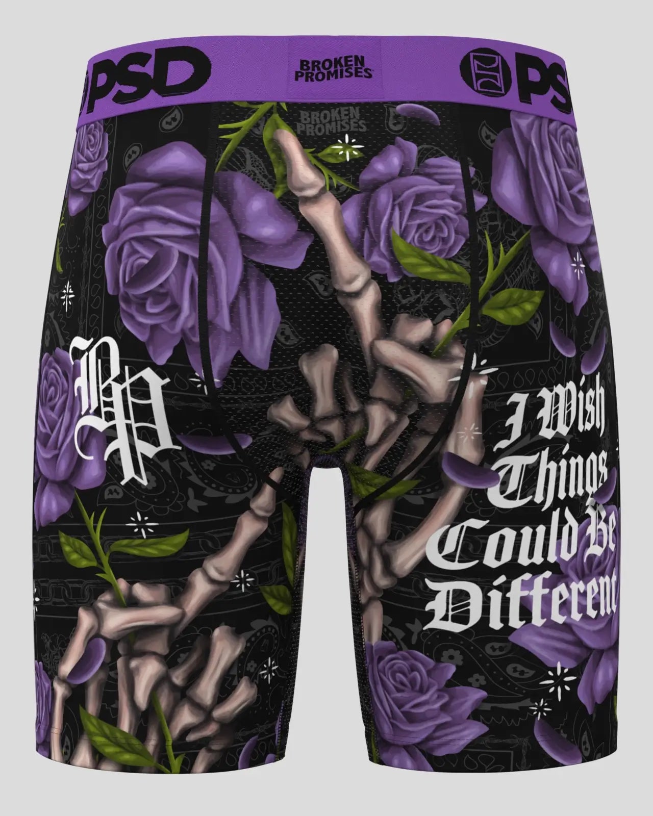 Men's PSD Broken Promises Boxer Briefs Wish Purple