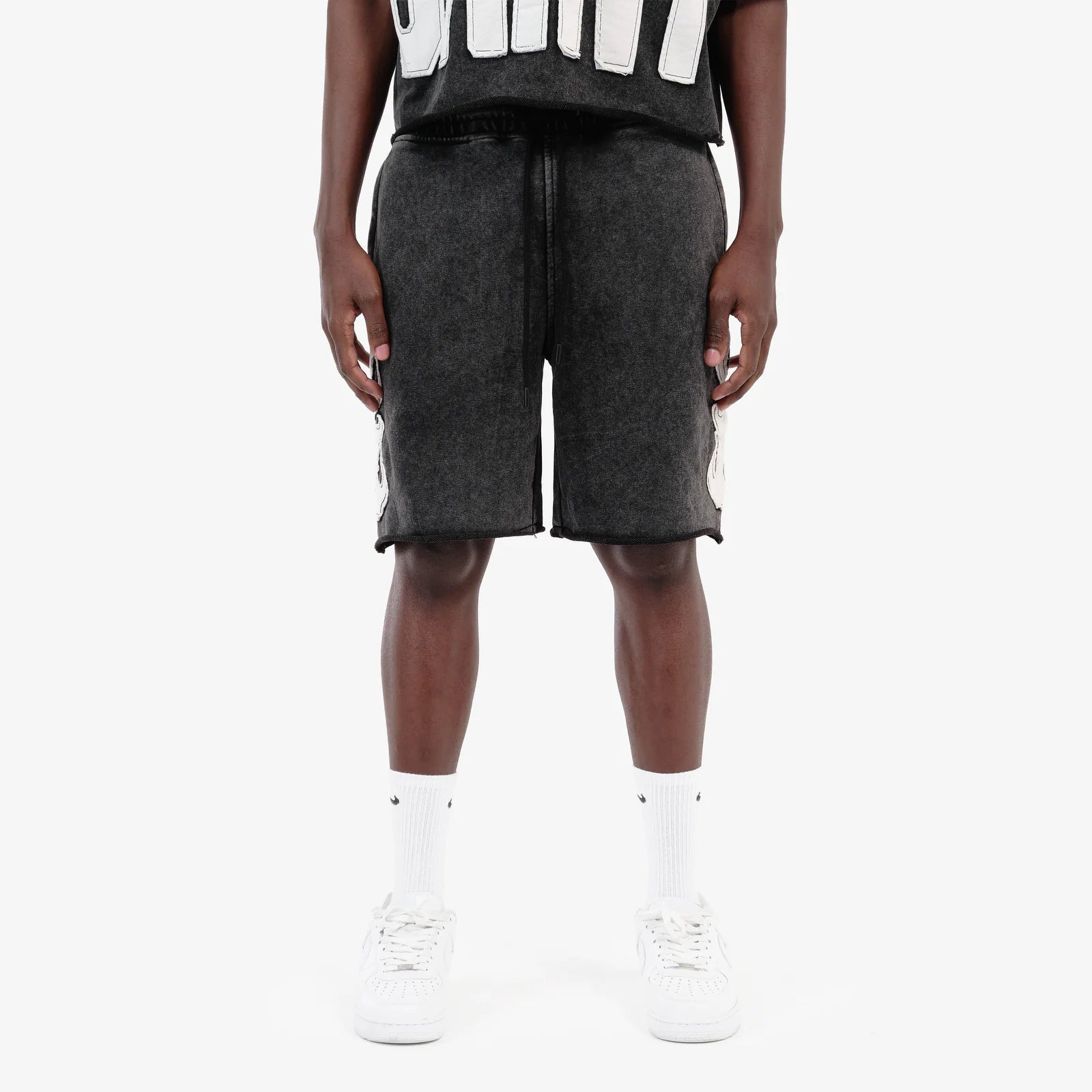 Men's Copper Rivet Saints Shorts Black