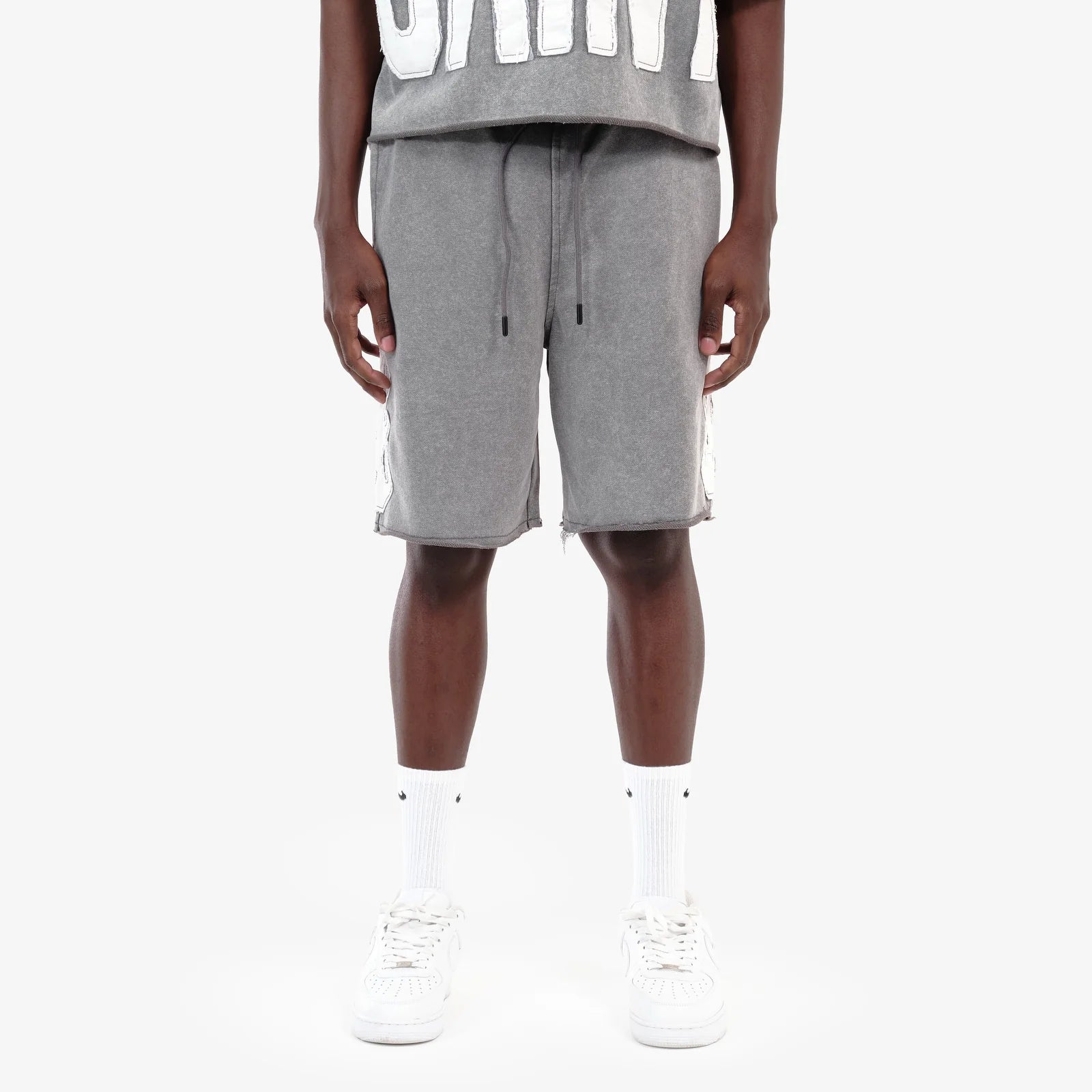Men's Copper Rivet Saints Shorts Gray | Chicago City Sports