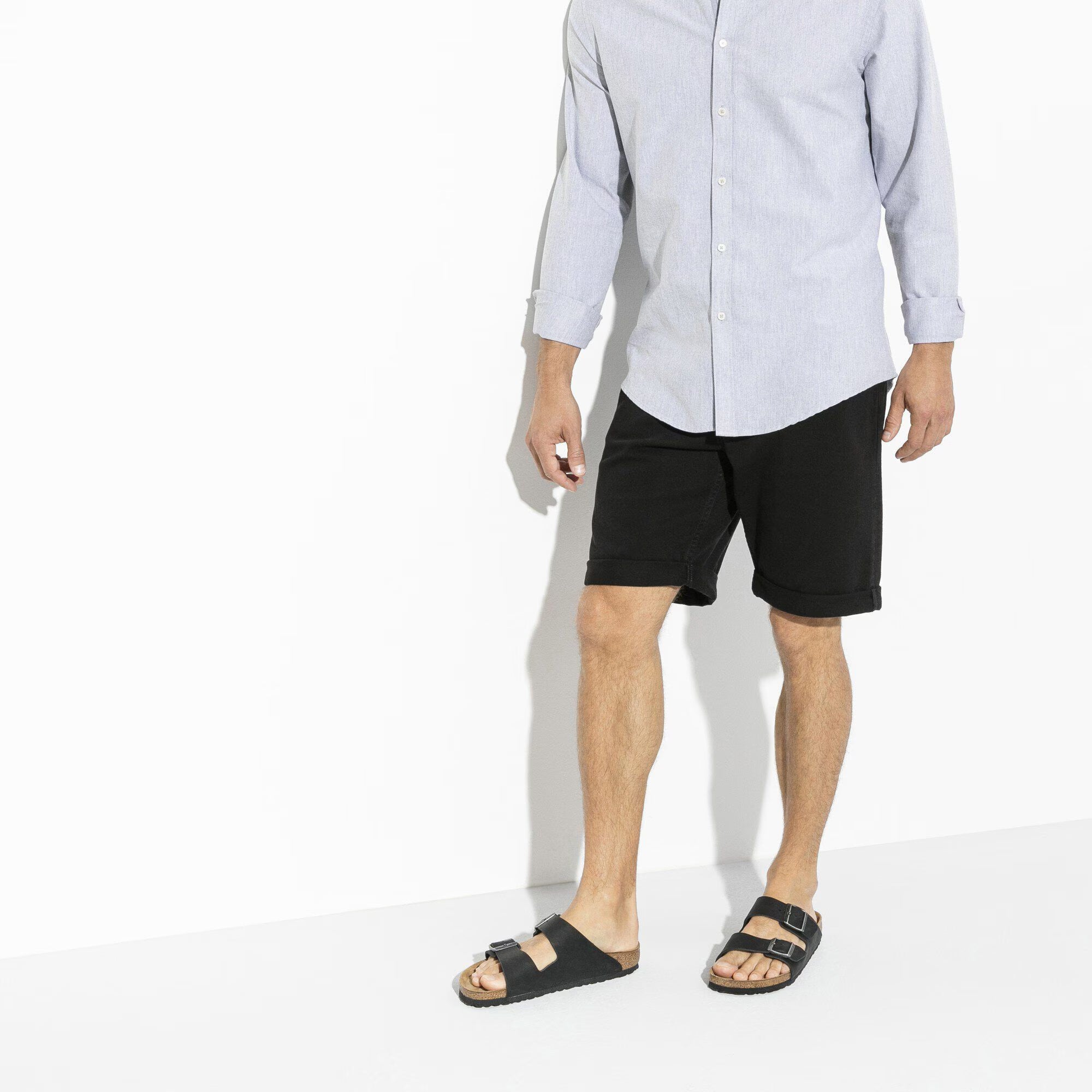 Men's BIRKENSTOCK Arizona Oiled Leather Black