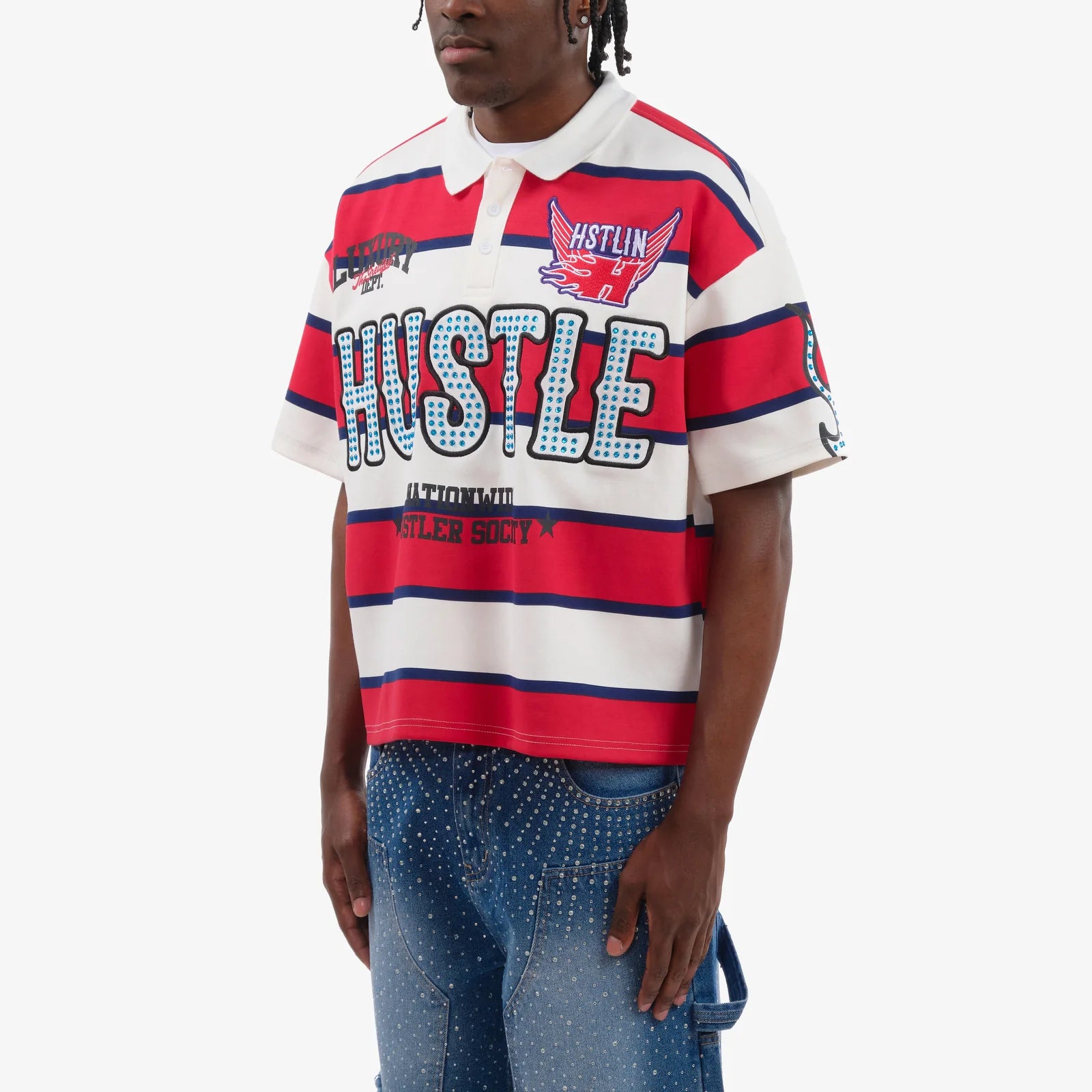 Men's Copper Rivet Hustle Polo Red