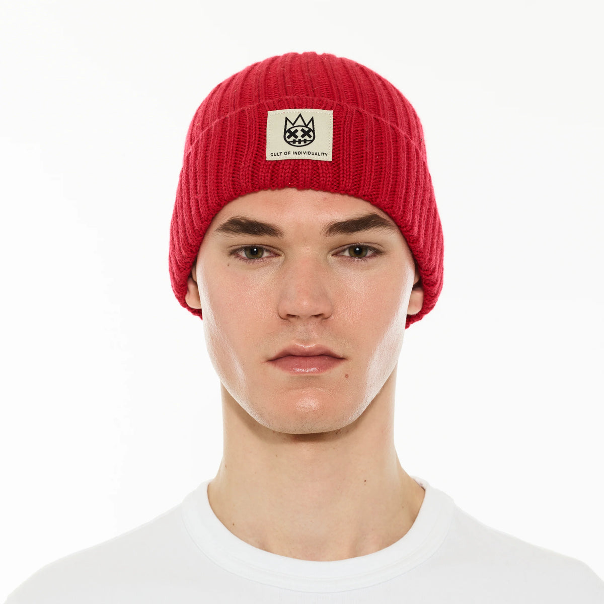 Cult of Individuality Knit Hat Rouge Red