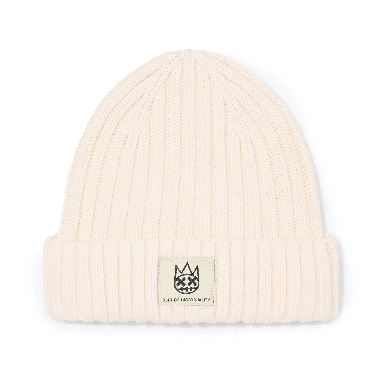 Cult of Individuality Knit Hat Winter White