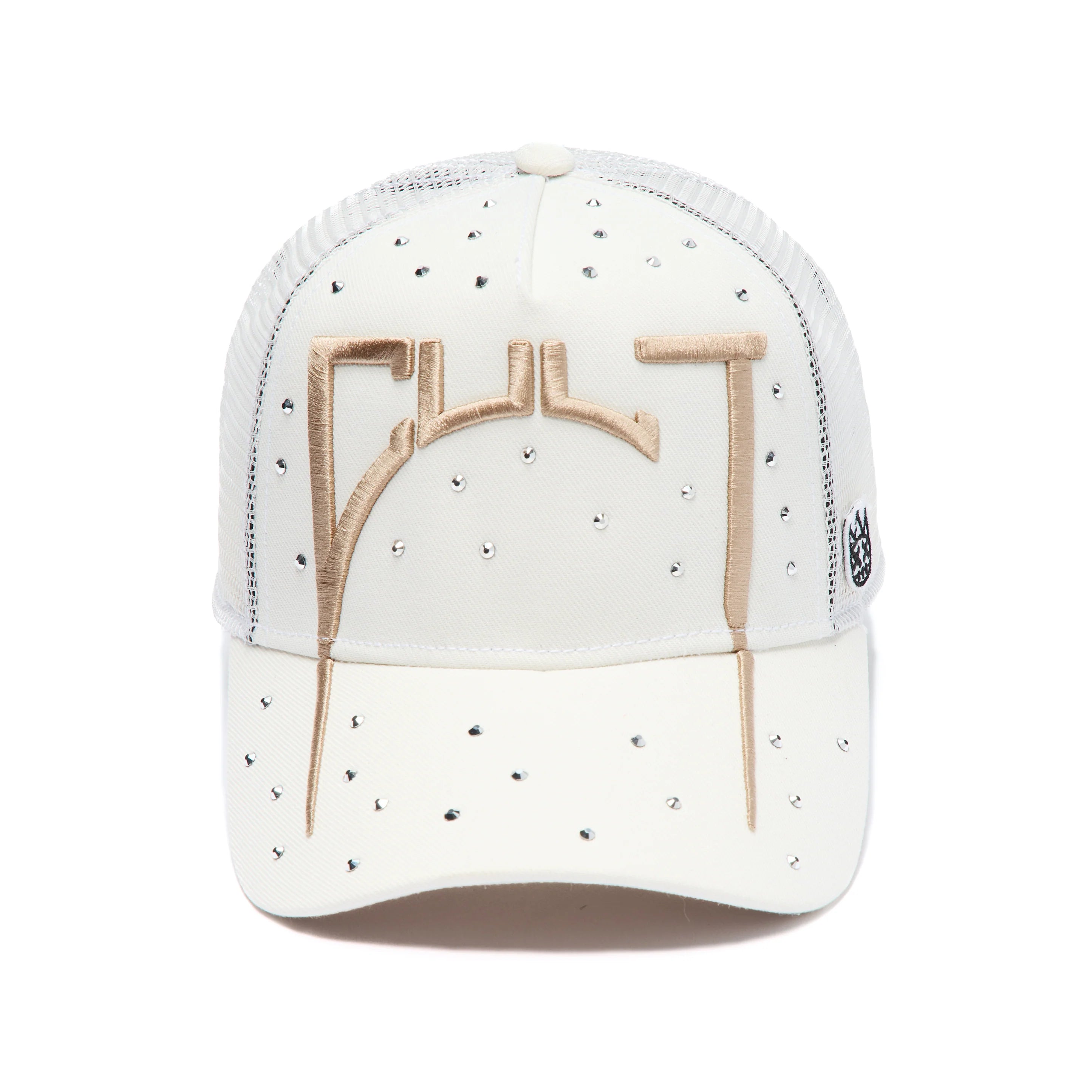 Cult of Individuality Arch Logo Trucker Hat Winter White