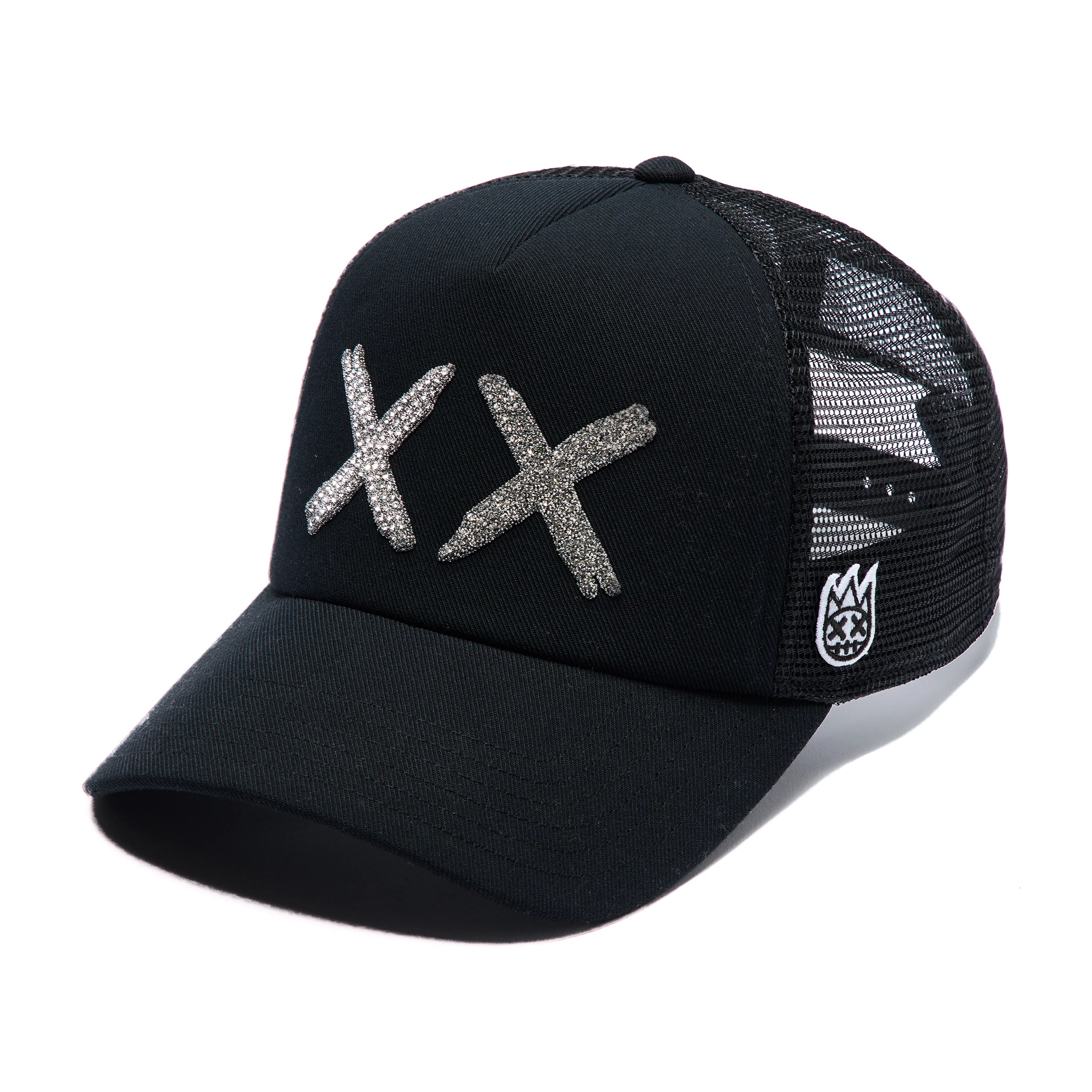 Cult of Individuality XX Crystal Logo Trucker Hat Black