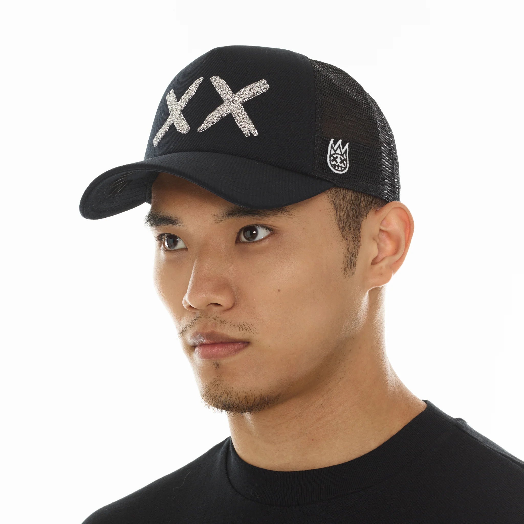 Cult of Individuality XX Crystal Logo Trucker Hat Black