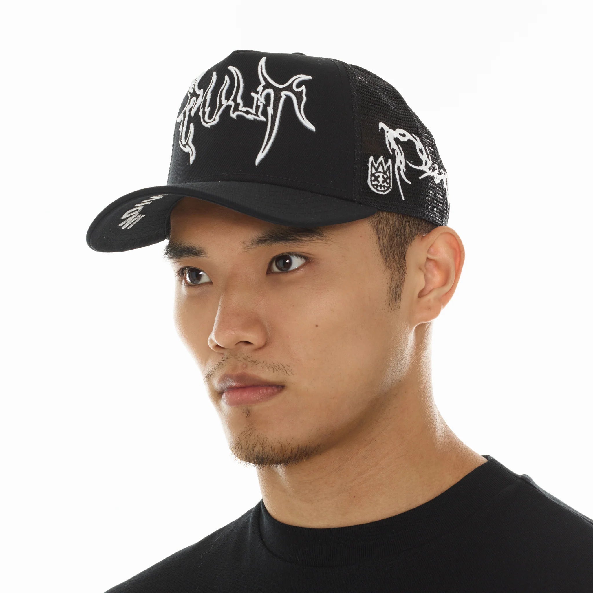 Cult of Individuality Raven Trucker Hat Black