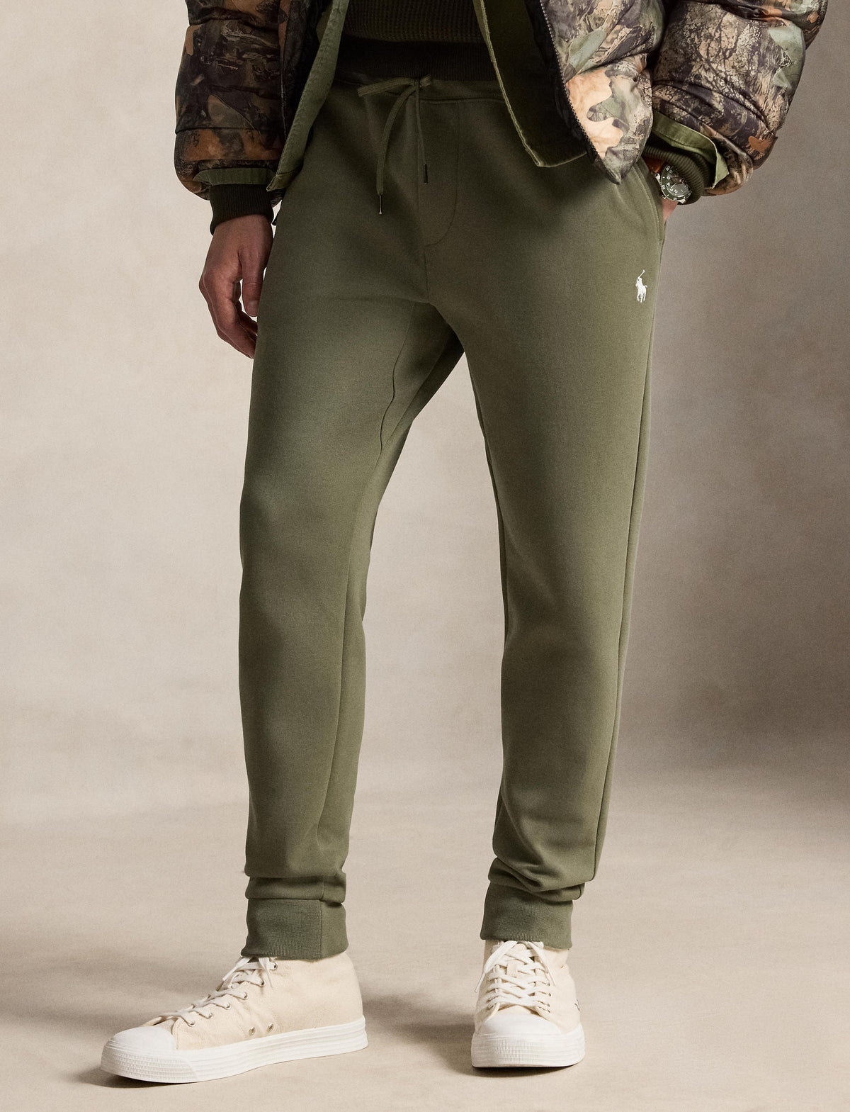 Men's Polo Ralph Lauren Double Knit Jogger Pant Cruise Olive