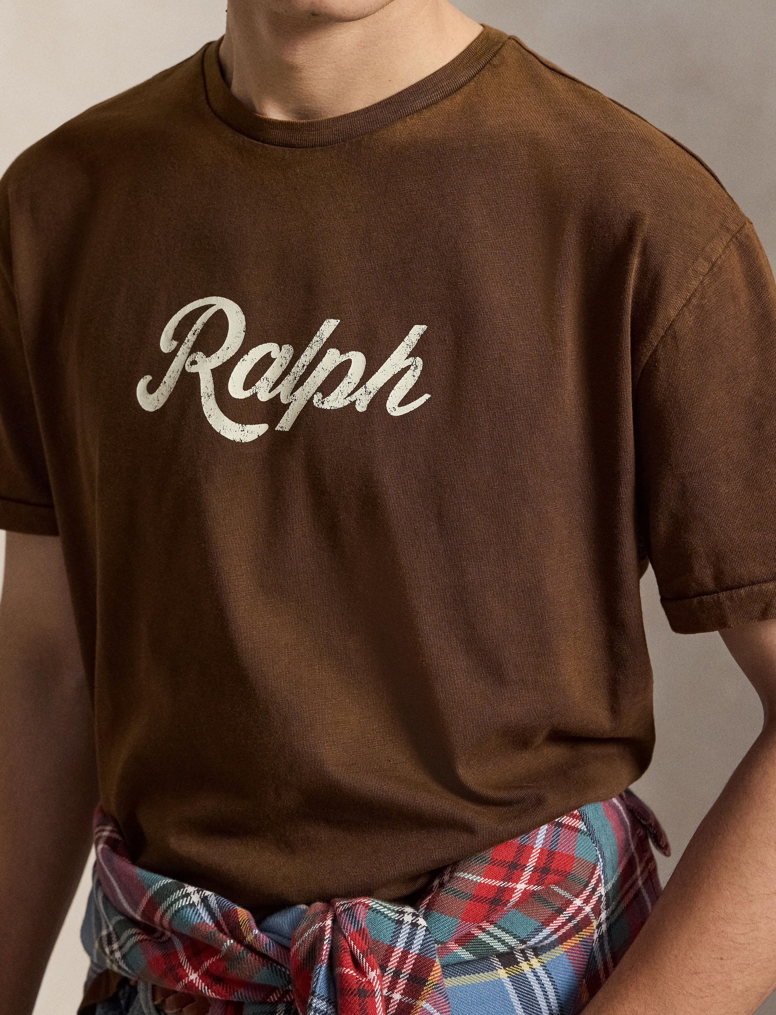 Men's Polo Ralph Lauren The Ralph Logo T-Shirt Copper Brown