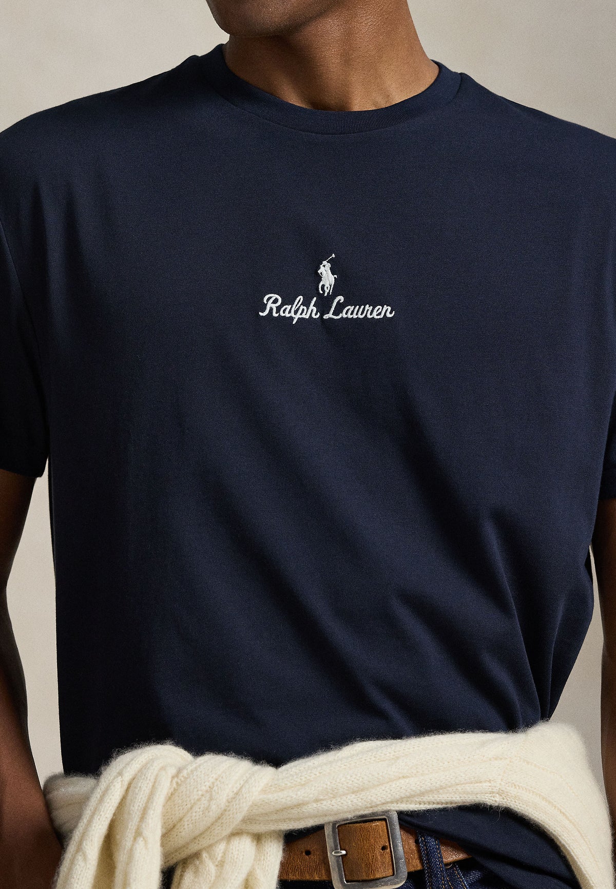 Men's Polo Ralph Lauren Classic Fit Logo Jersey T-Shirt Aviator Navy