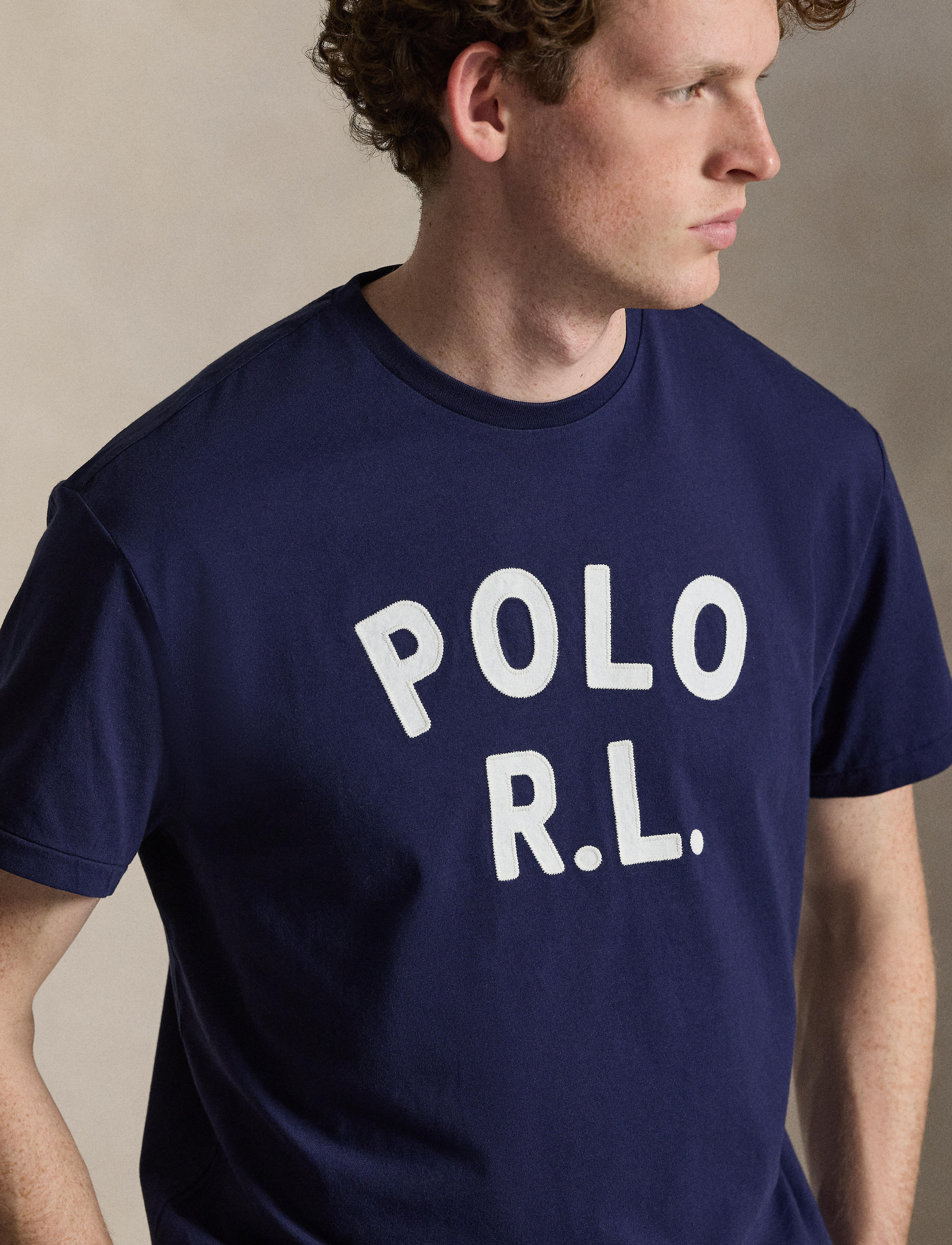 Men's Polo Ralph Lauren Classic Fit Logo Jersey T-Shirt Newport Navy