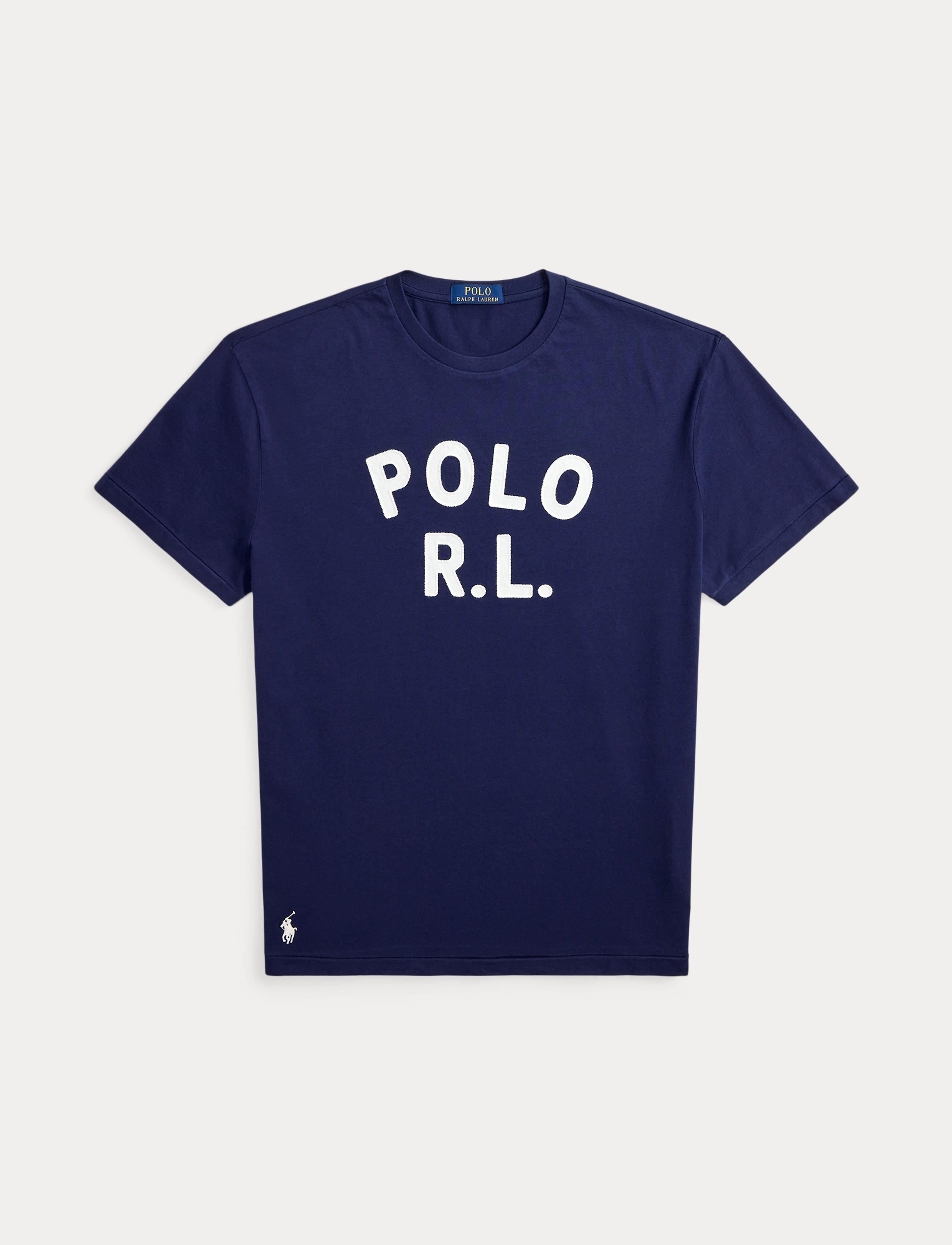 Men's Polo Ralph Lauren Classic Fit Logo Jersey T-Shirt Newport Navy