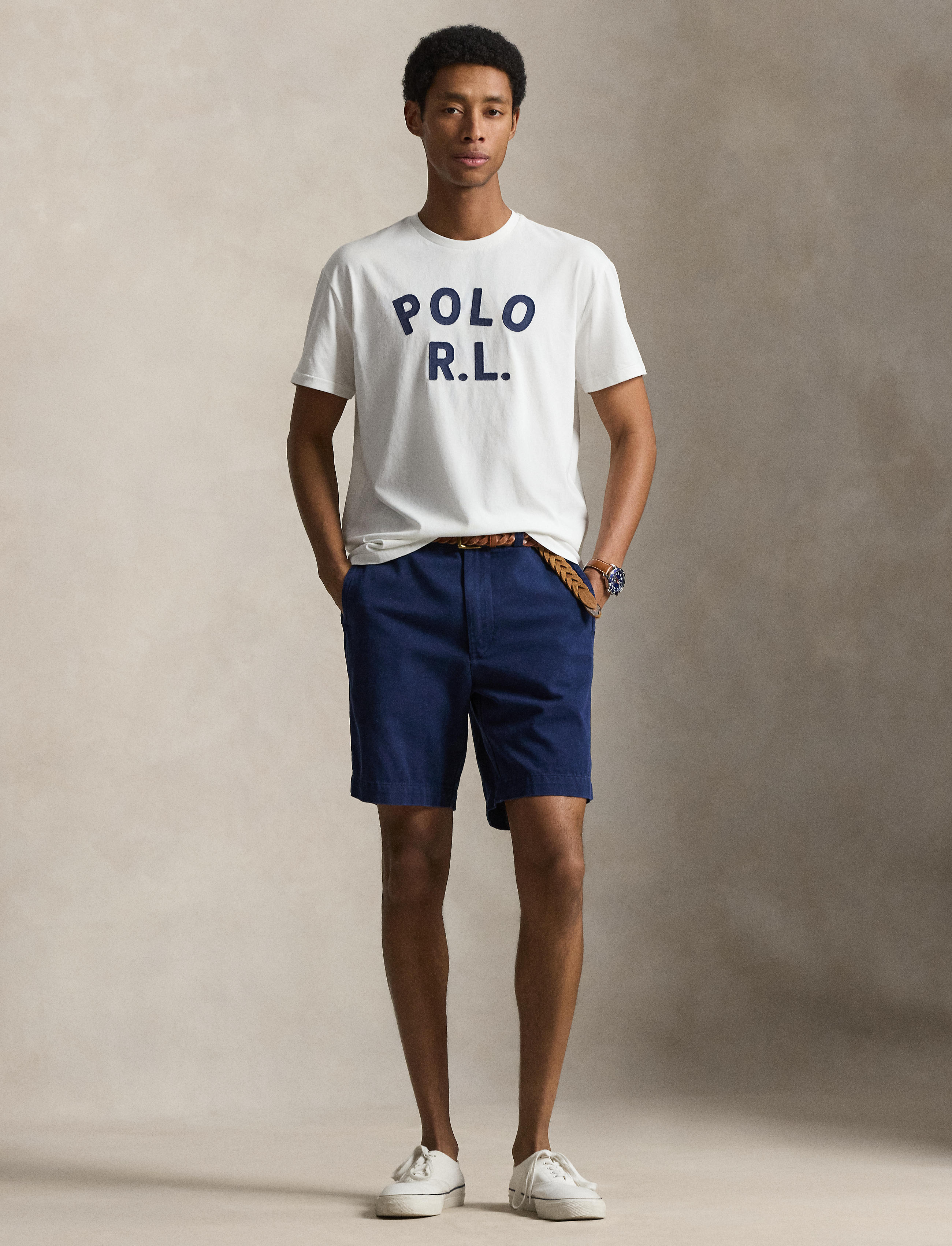 Men's Polo Ralph Lauren Classic Fit Logo Jersey T-Shirt White