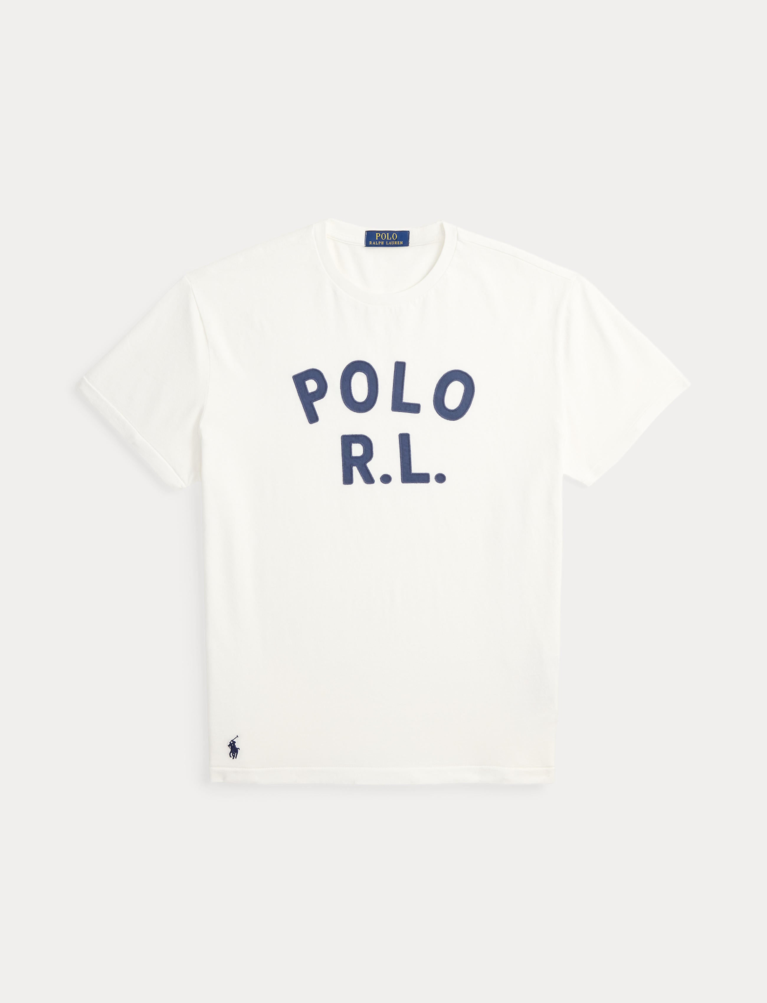 Men's Polo Ralph Lauren Classic Fit Logo Jersey T-Shirt White