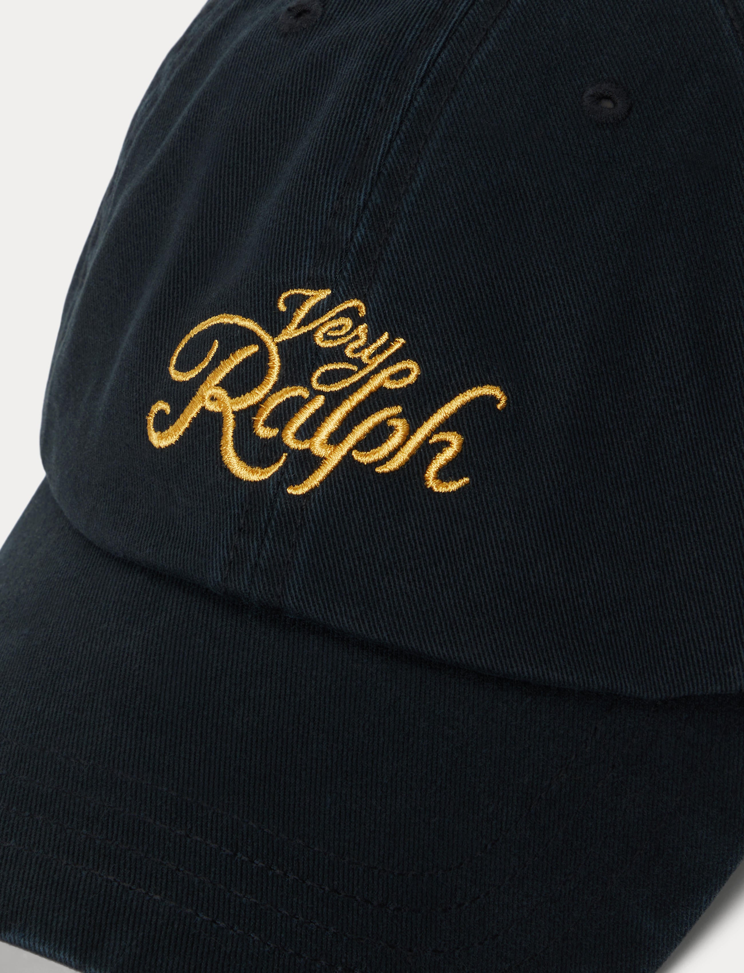 Unisex Polo Ralph Lauren Very Ralph Twill Ball Cap Black