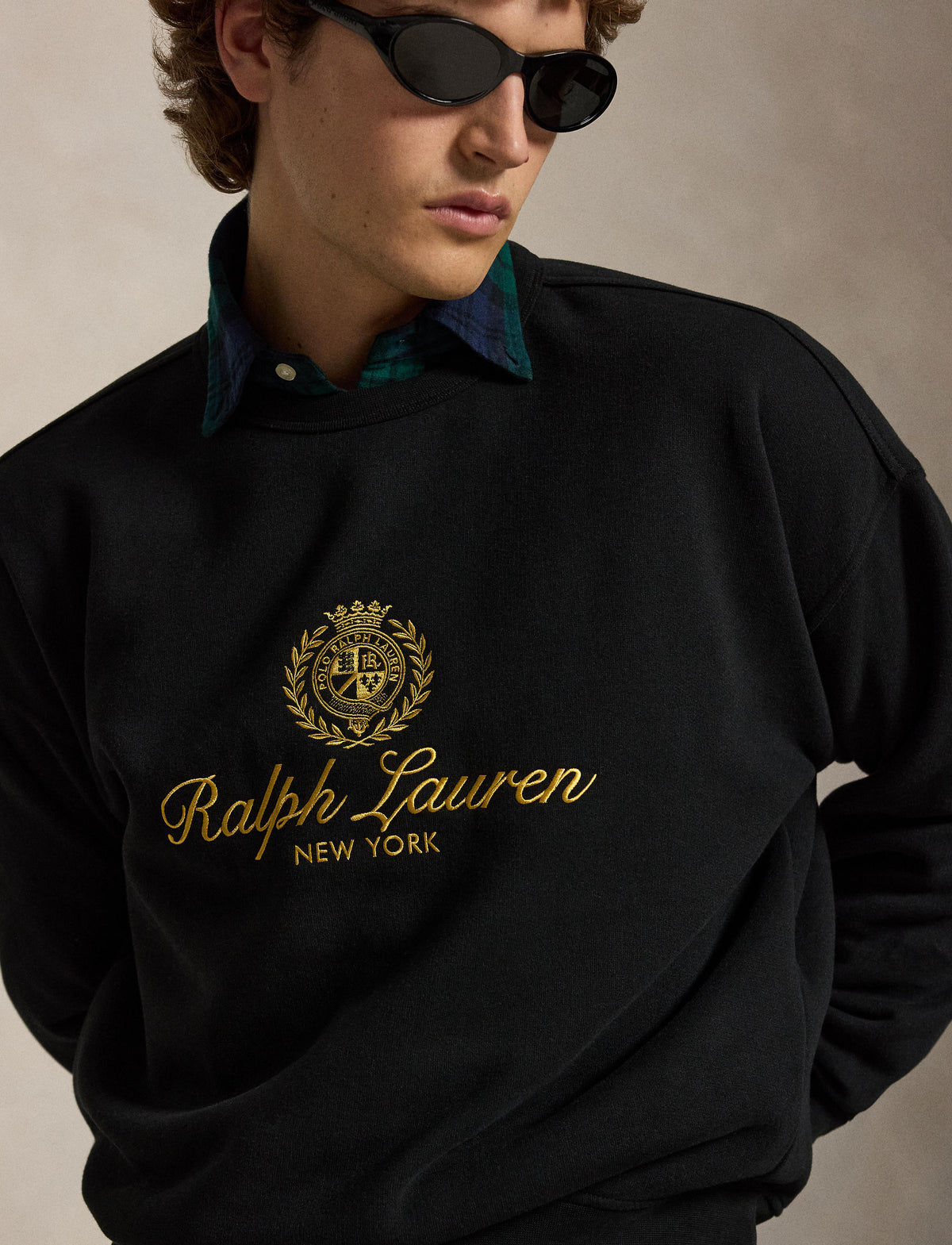 Men's Polo Ralph Lauren The RL Fleece Relaxed Fit Sweatshirt Black