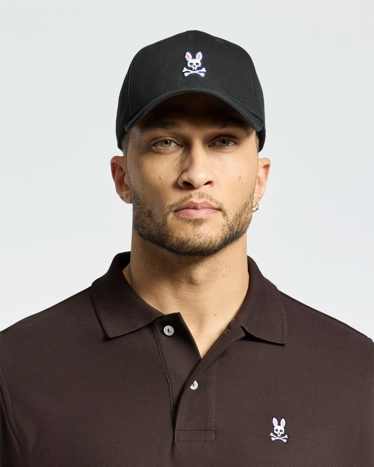 Men's Psycho Bunny Classic Baseball Cap Black