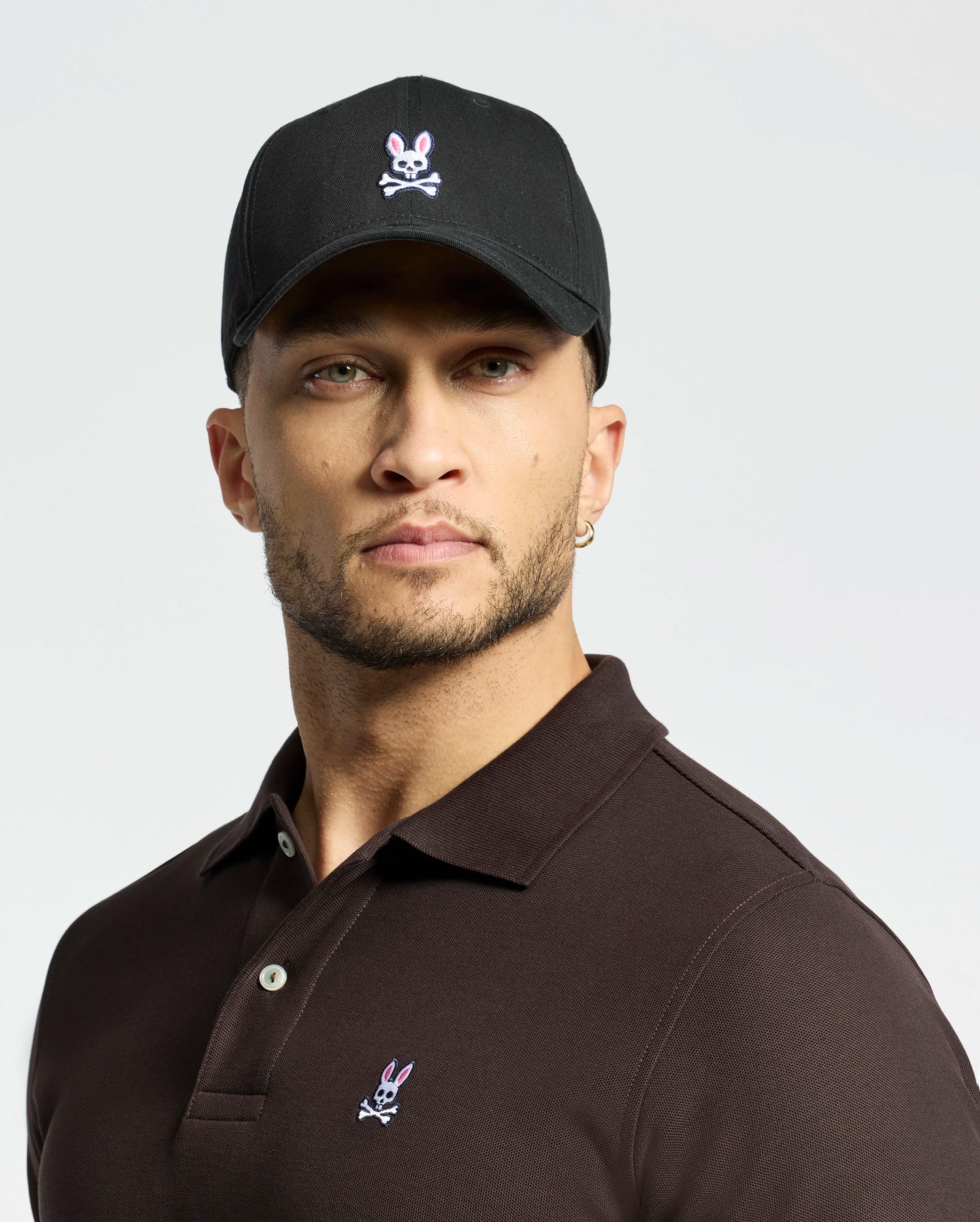 Men's Psycho Bunny Classic Baseball Cap Black