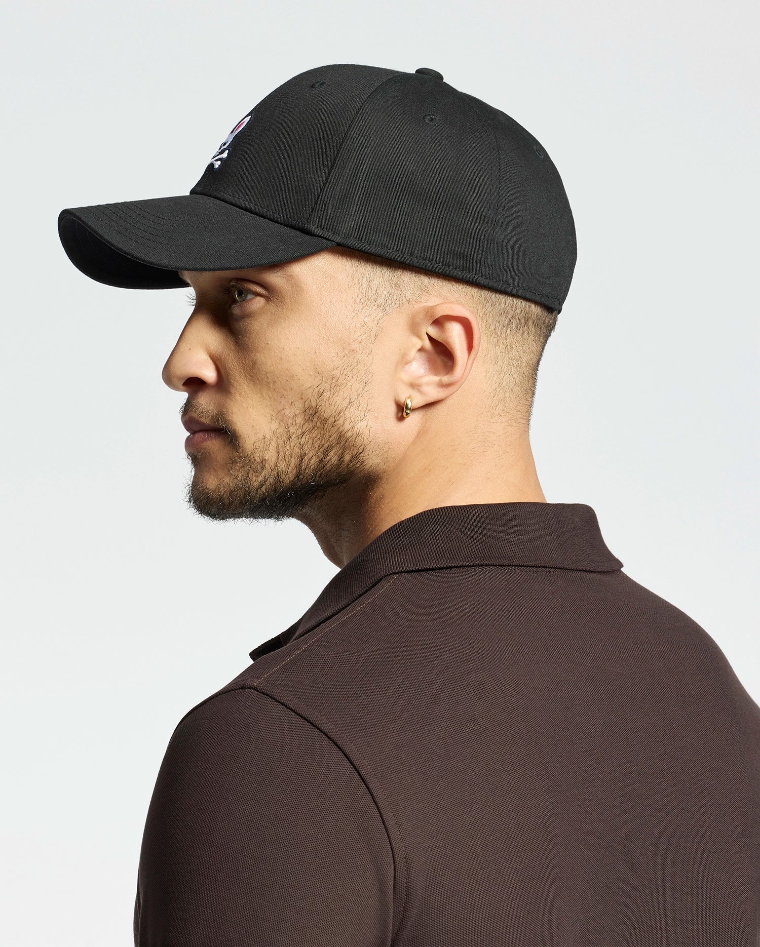 Men's Psycho Bunny Classic Baseball Cap Black