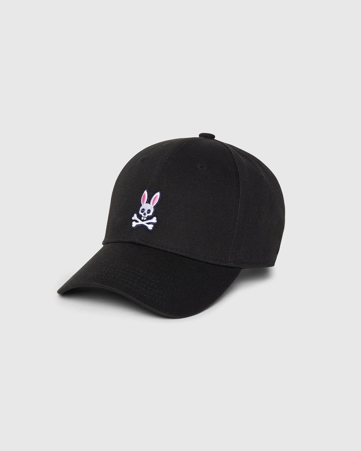 Psycho Bunny Black Cap with White Logo Embroidery $_57.JPG?set_id=880000500F main image 2