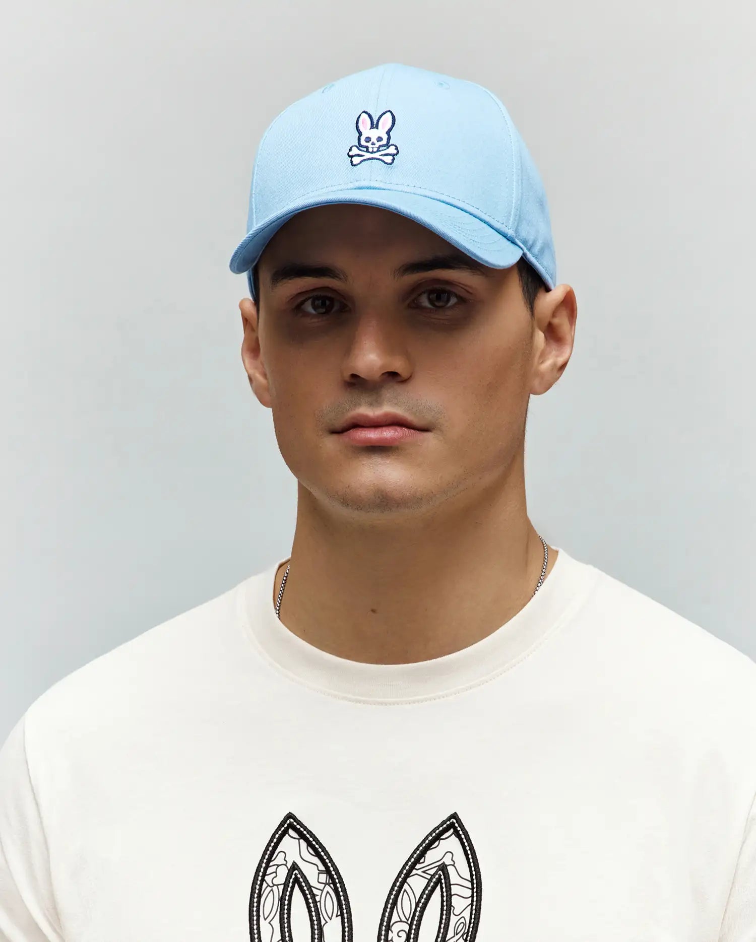Men's Psycho Bunny Classic Baseball Cap Glacier Lake