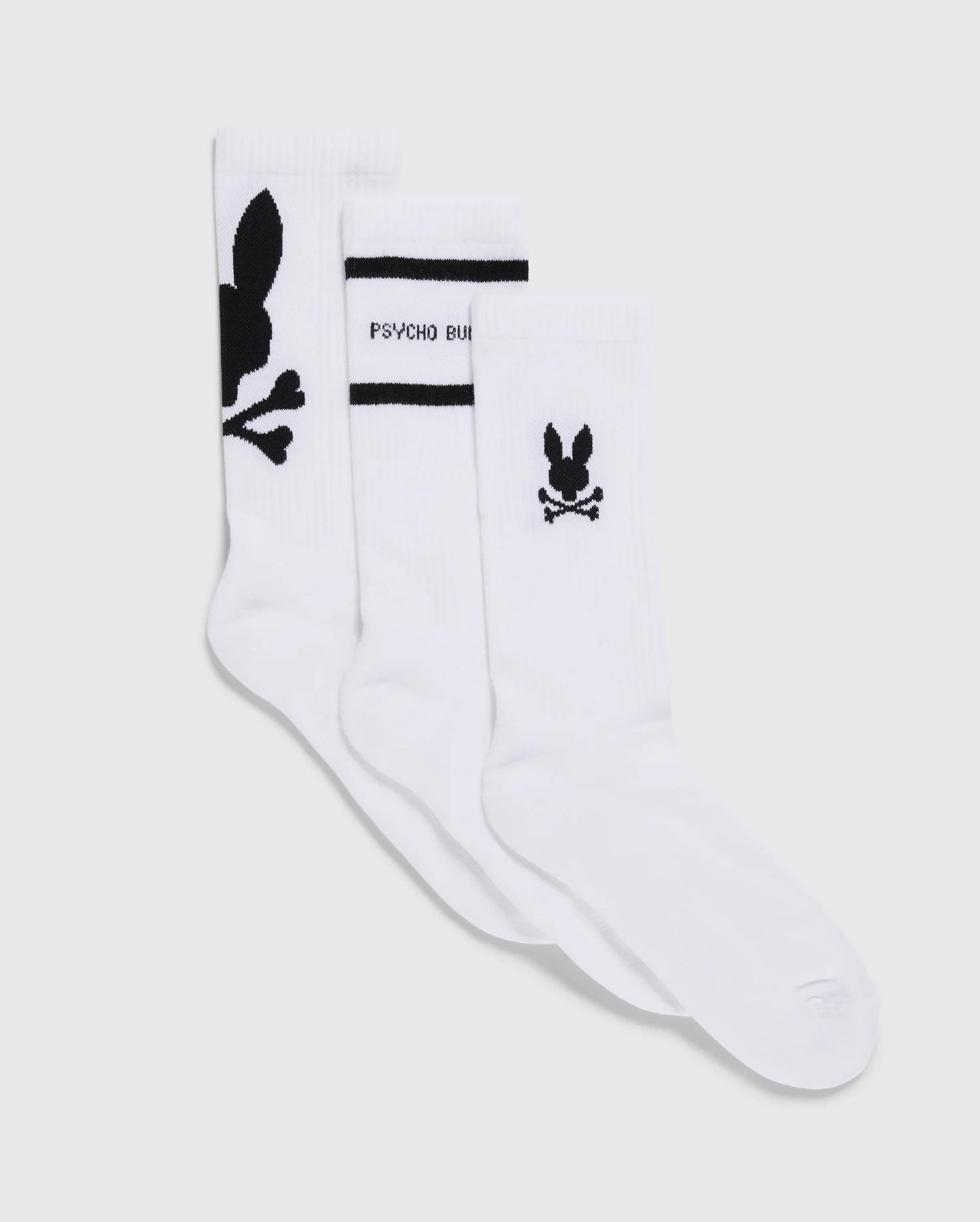Men's Psycho Bunny Sport Socks White