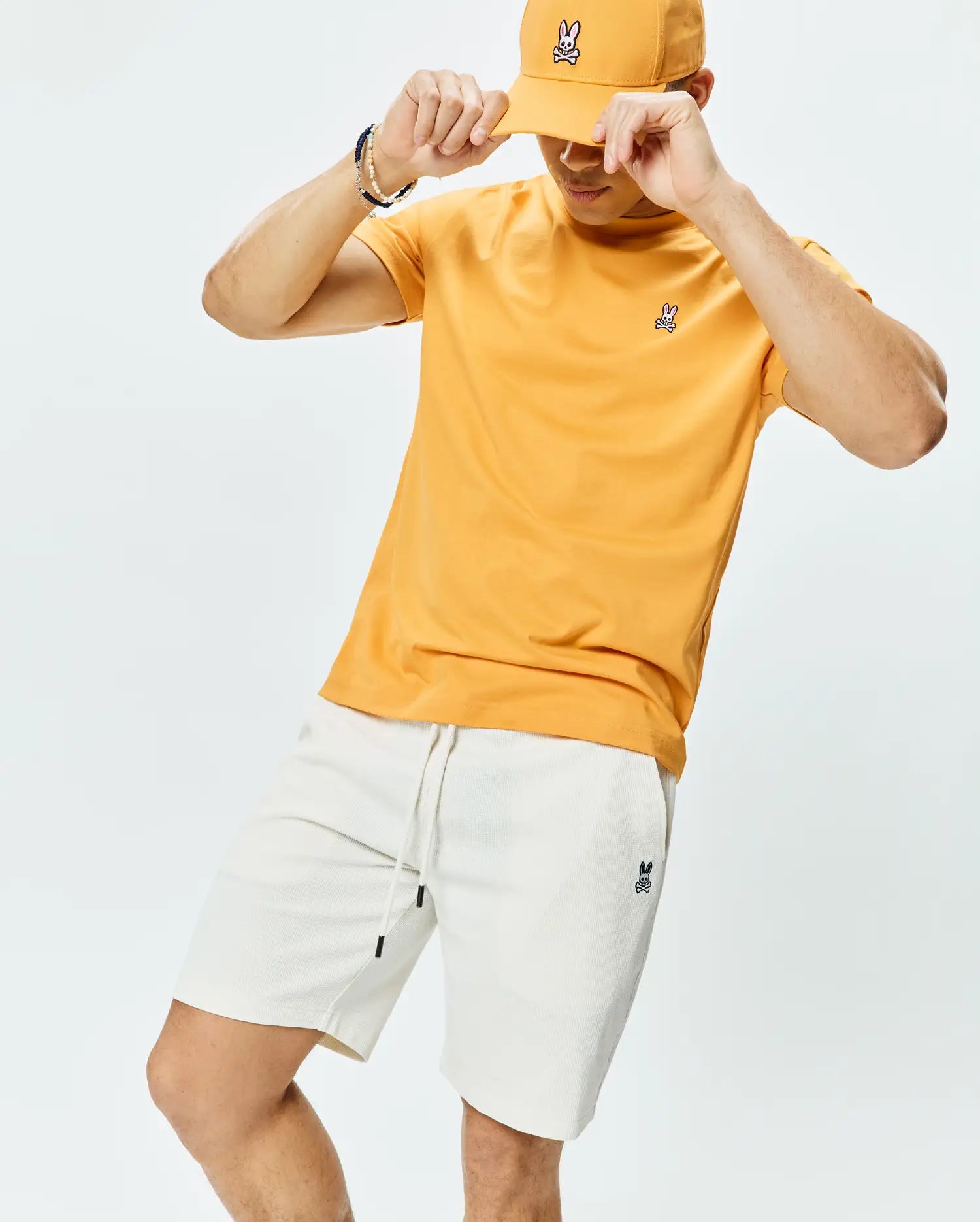 Men's Psycho Bunny Classic Crew Neck Tee Jurassic Gold