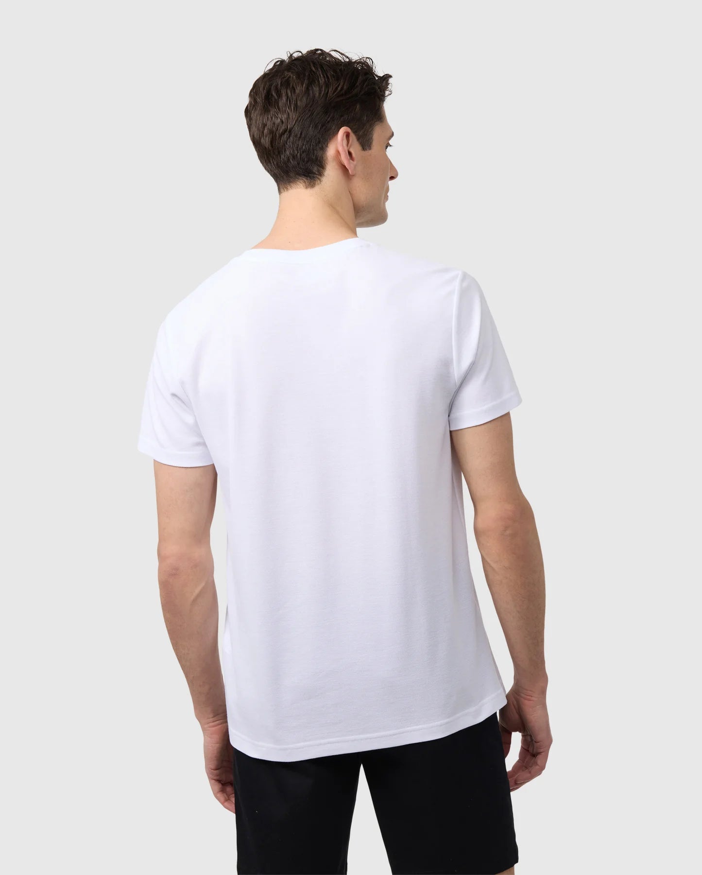 Men's Psycho Bunny Stanford Pique Tee White