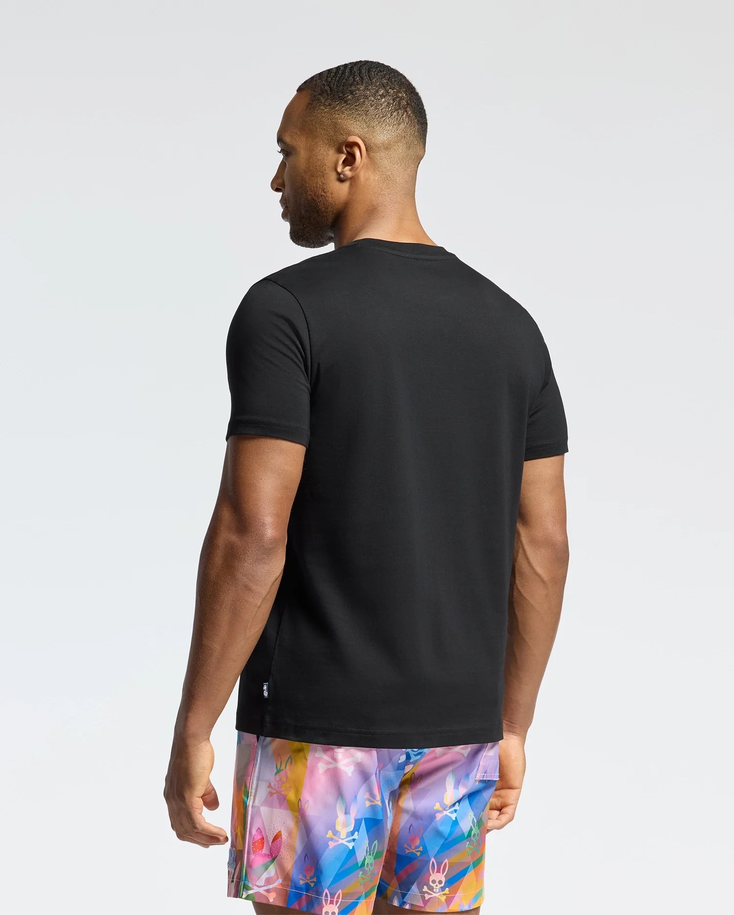 Men's Psycho Bunny Milos Graphic Tee Black