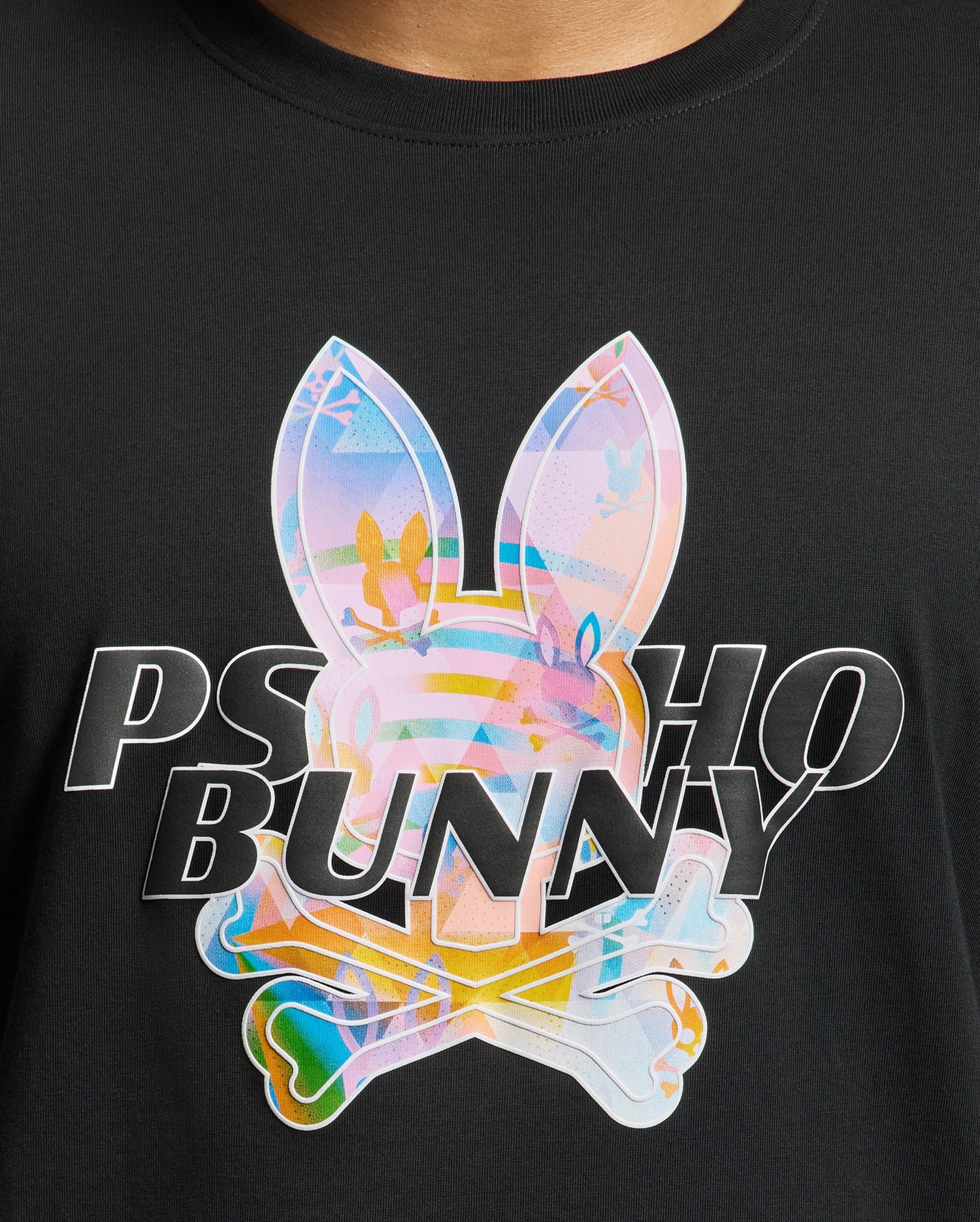 Men's Psycho Bunny Milos Graphic Tee Black