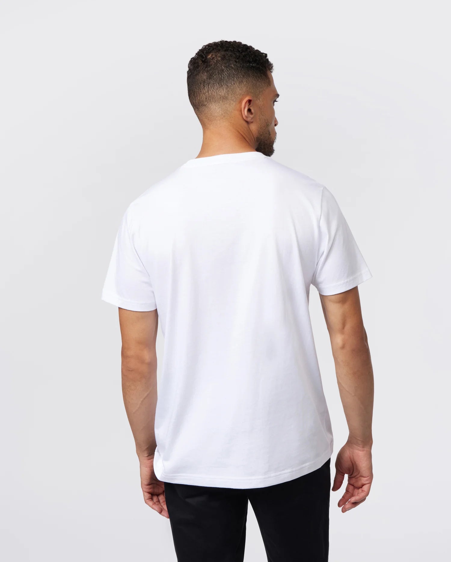 Men's Psycho Bunny Cleveland Chainstitch Logo Tee White