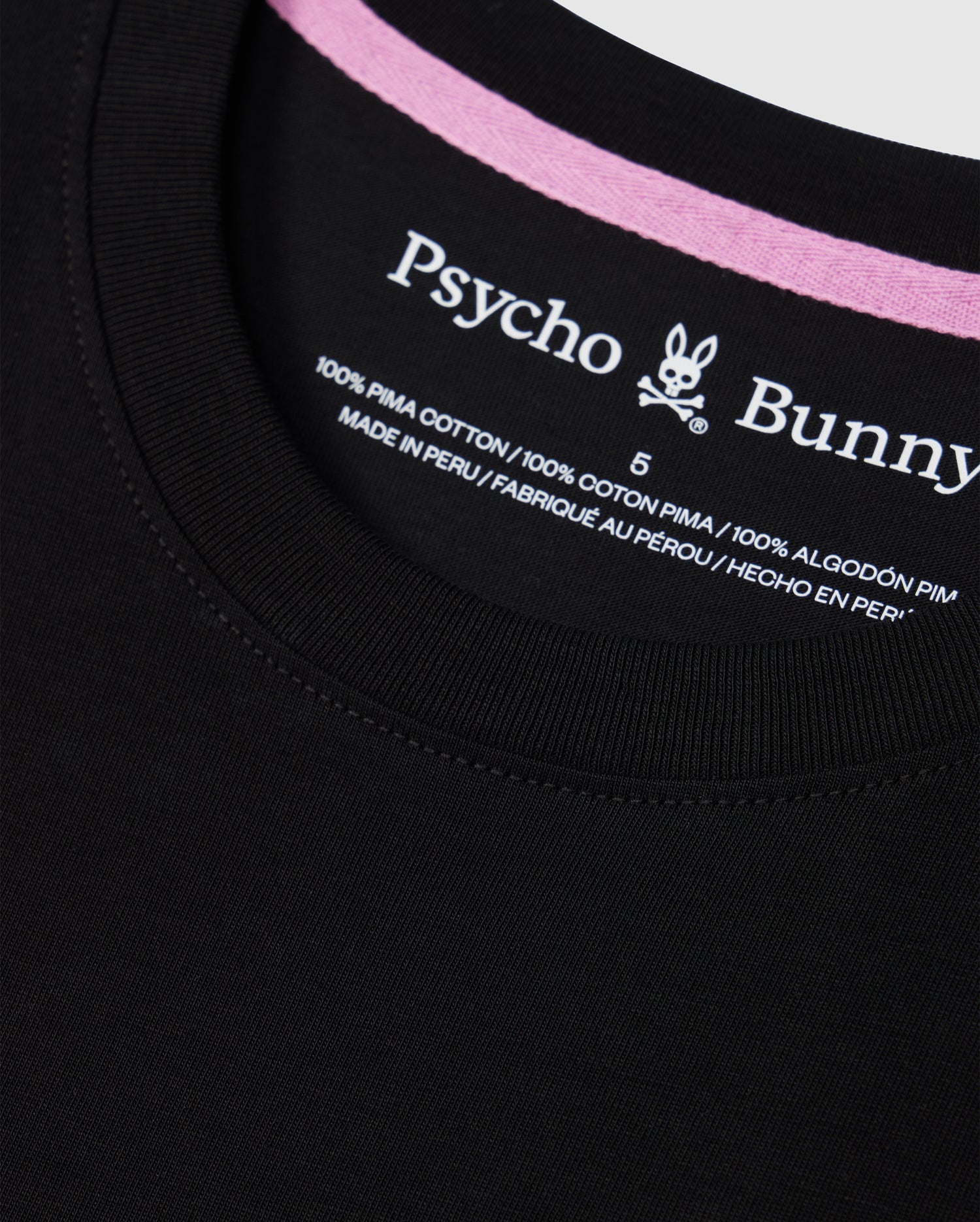 Men's Psycho Bunny Redland Graphic Tee Black