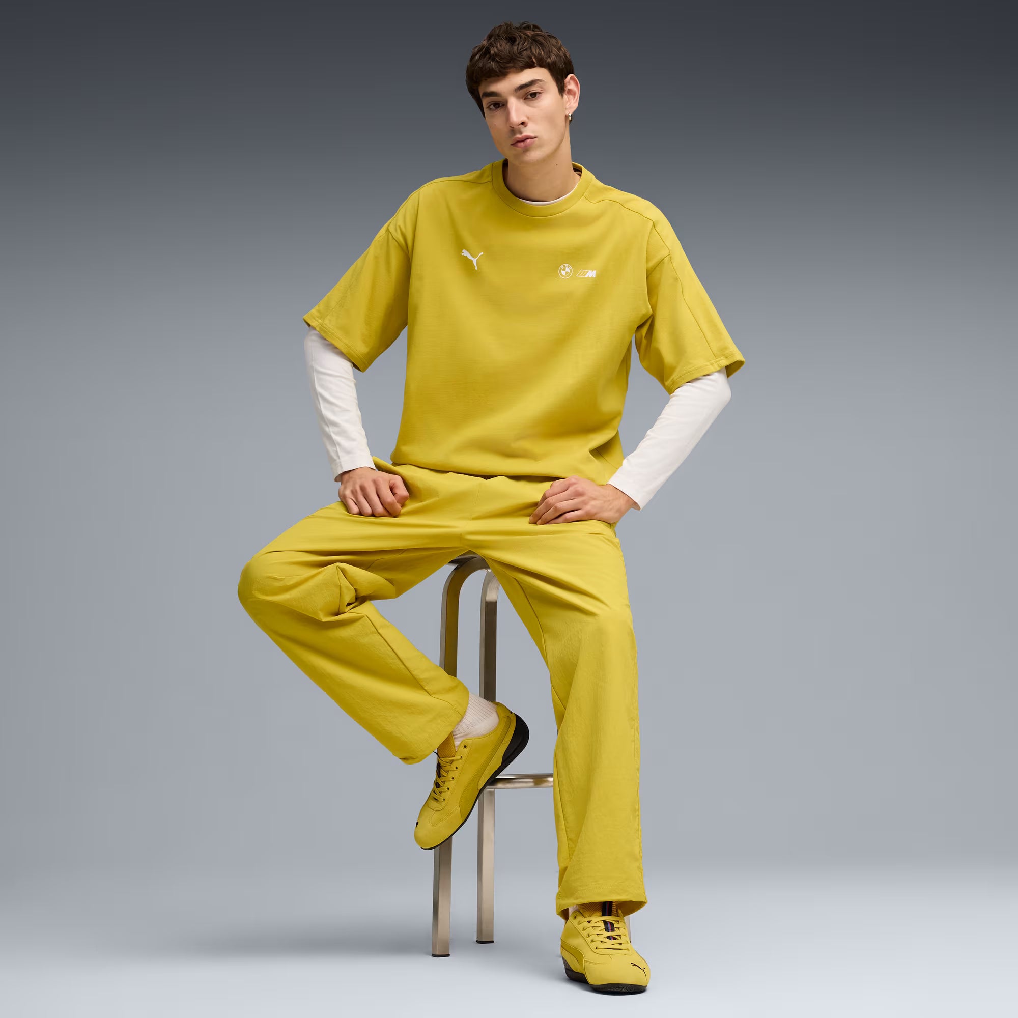 Men's PUMA x BMW M Speedcat 40Y M3 Shoes Dazzling Yellow