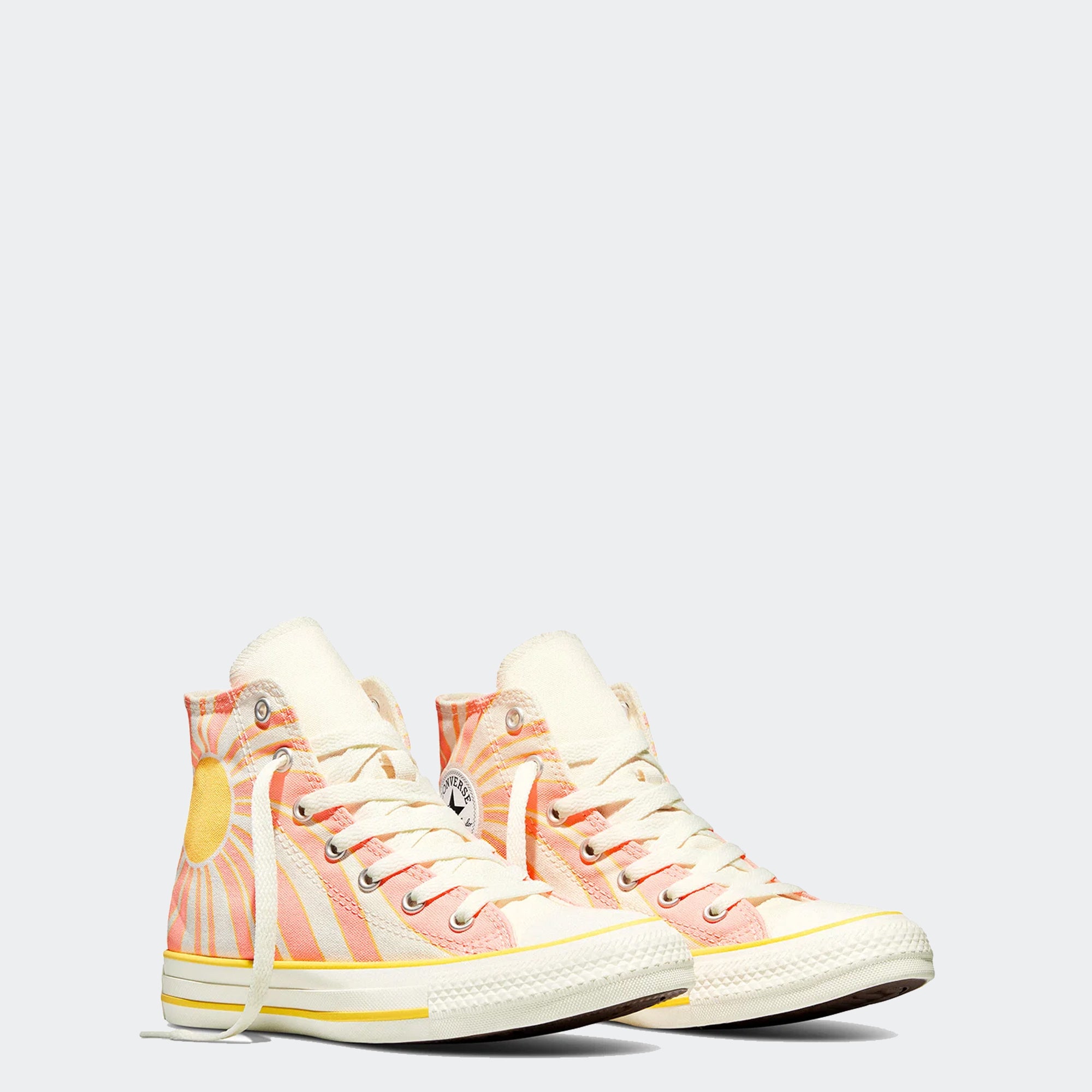 Big Kid Converse Chuck Taylor All Star Hi Shoes Egret / All Heat / Sunny Outlook