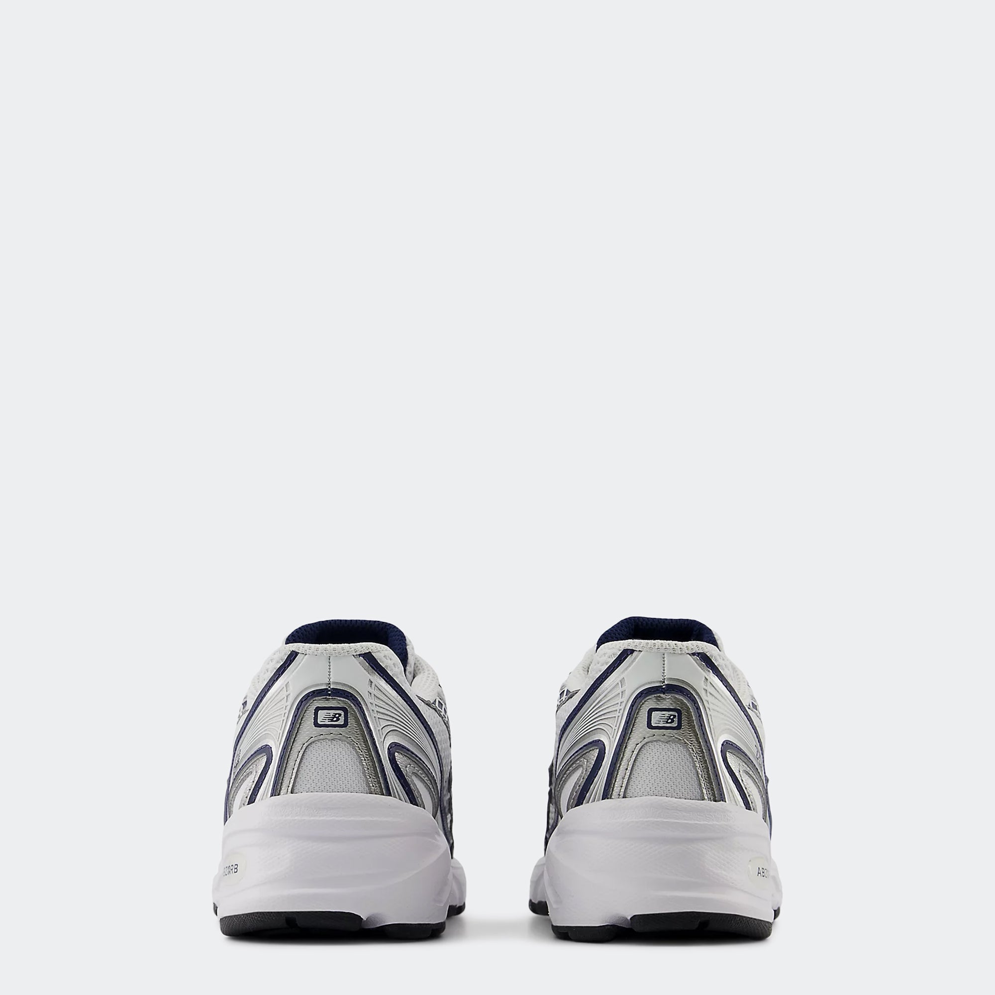 Big Kids New Balance 740 Bungee Shoes White Navy