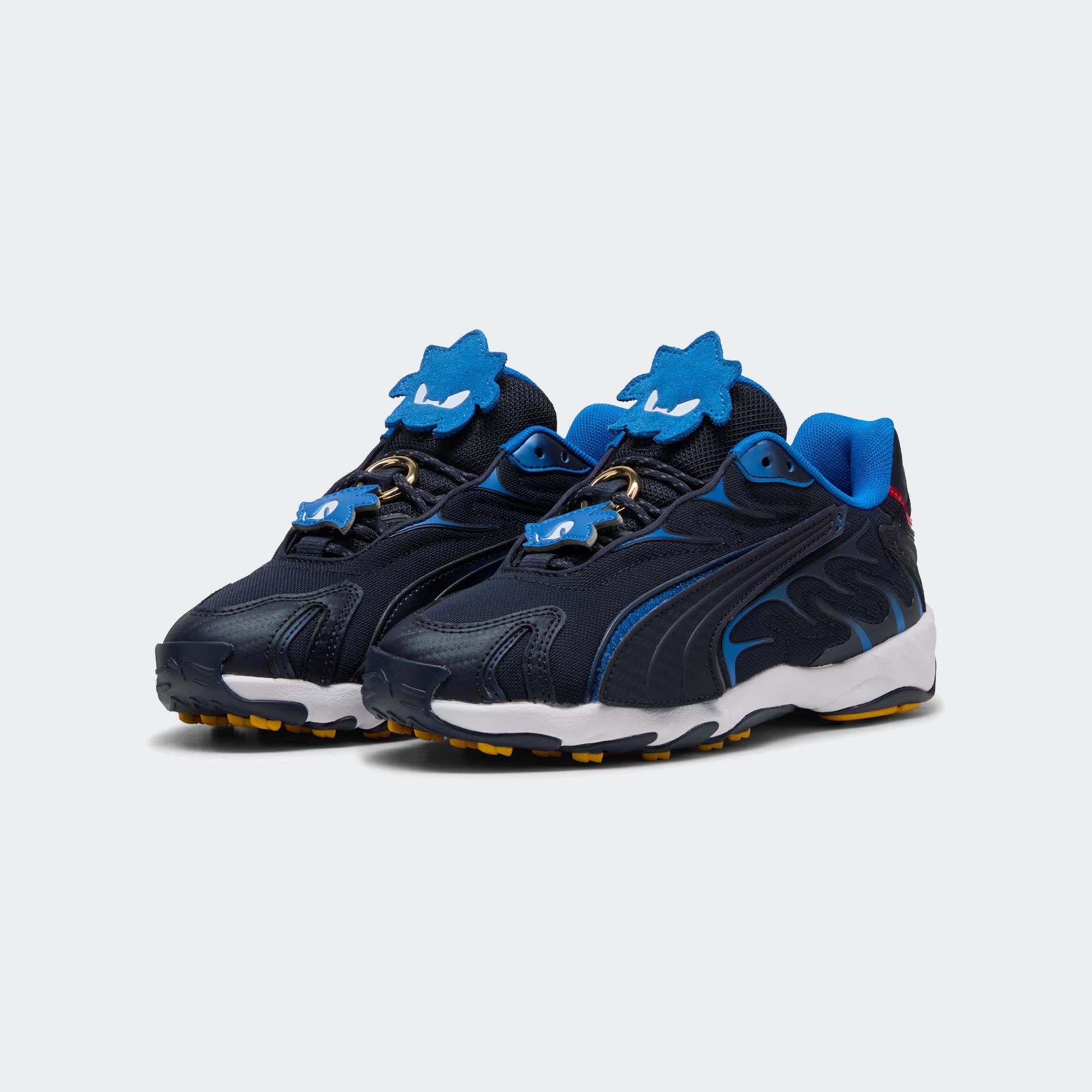 Big Kids PUMA Sonic The Hedgehog x Inhale Shoes Navy