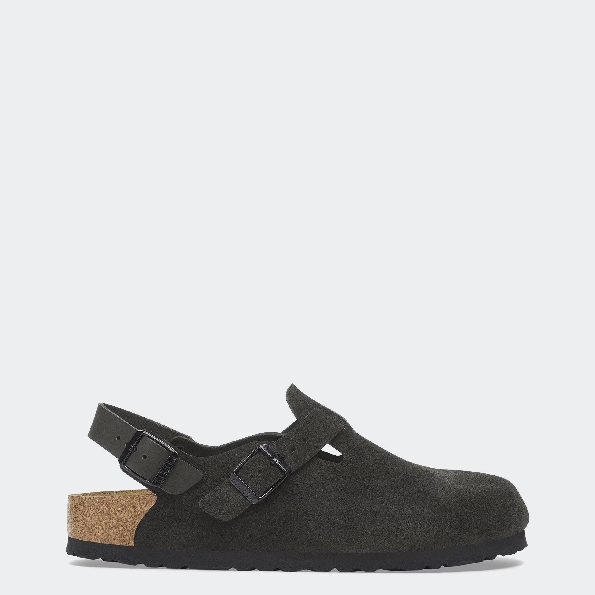 Men's BIRKENSTOCK Tokio Suede Leather Black | Chicago City Sports