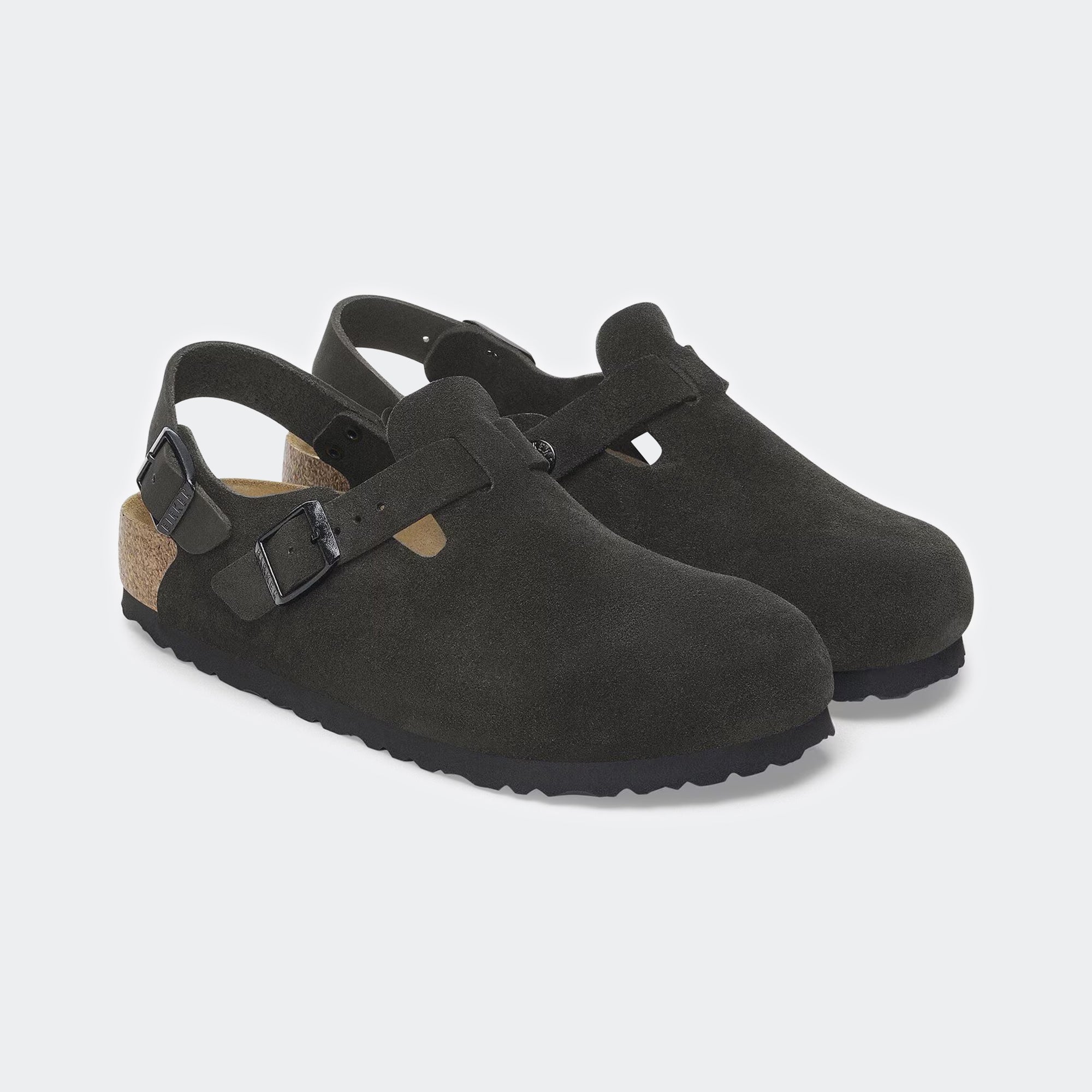 Men's BIRKENSTOCK Tokio Suede Leather Black