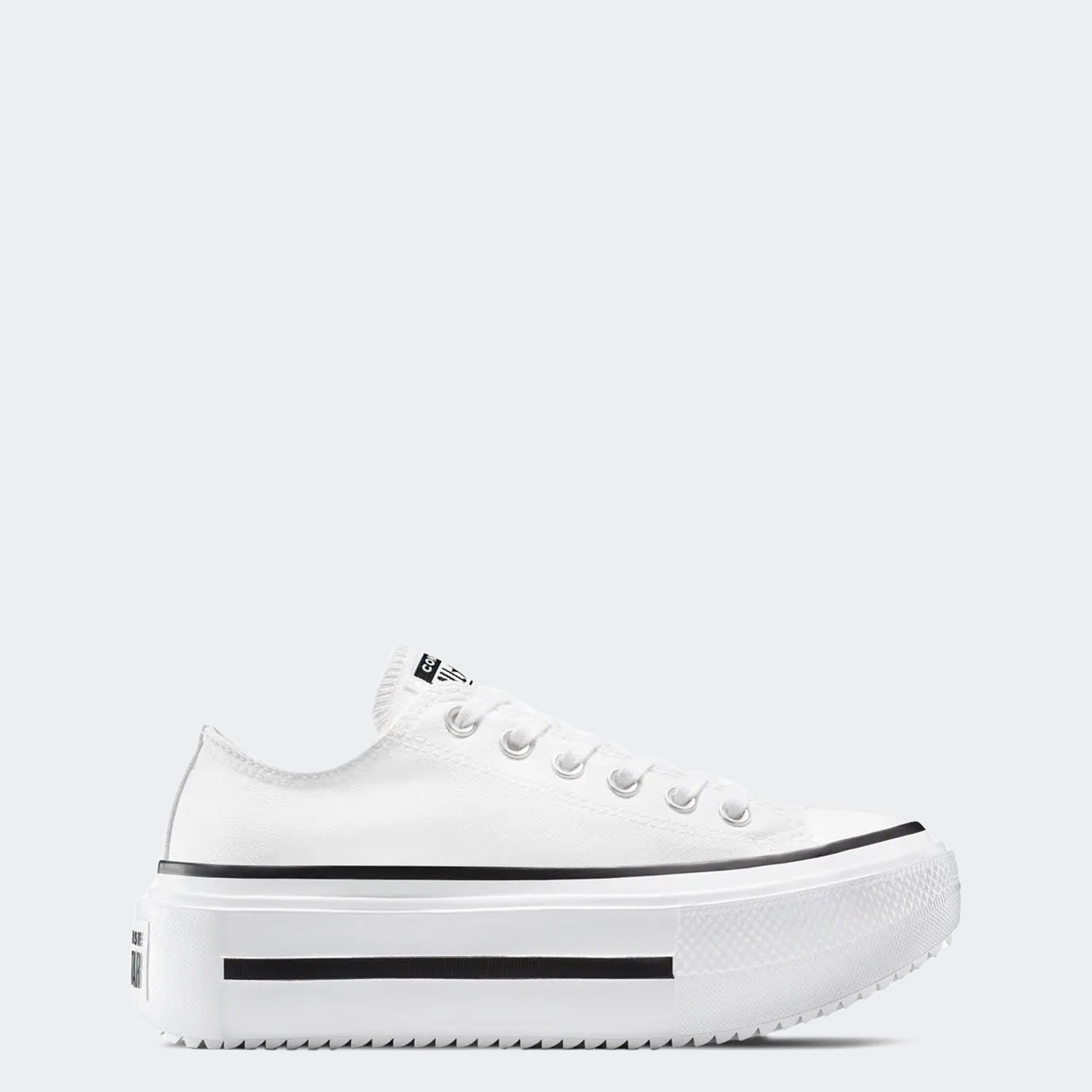 Unisex Converse Chuck Taylor All Star Lift Double Stack Ox Shoes White / Black / White