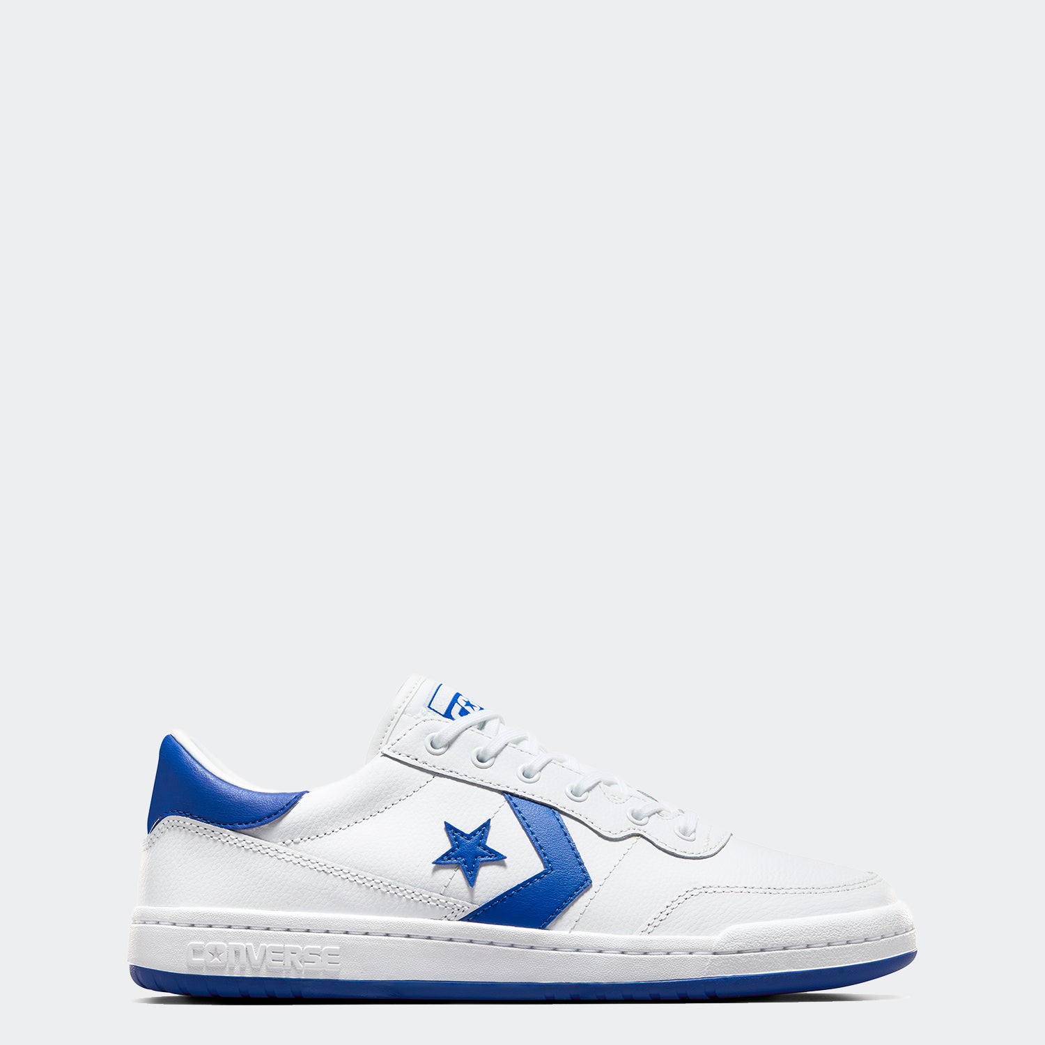 White Converse With Blue Converse Star Player 76 Ox Shoes White - Main Image