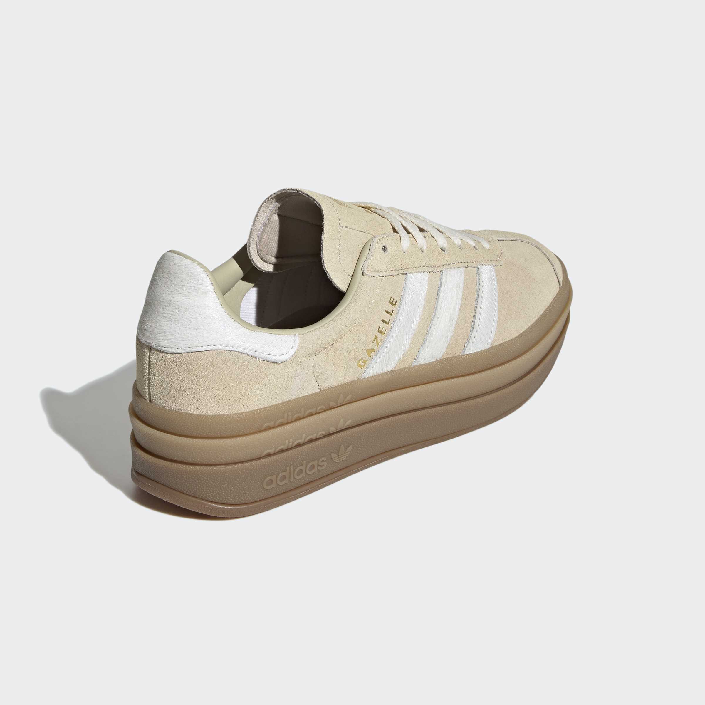 Women's adidas Originals Gazelle Bold Shoes Stone Khaki