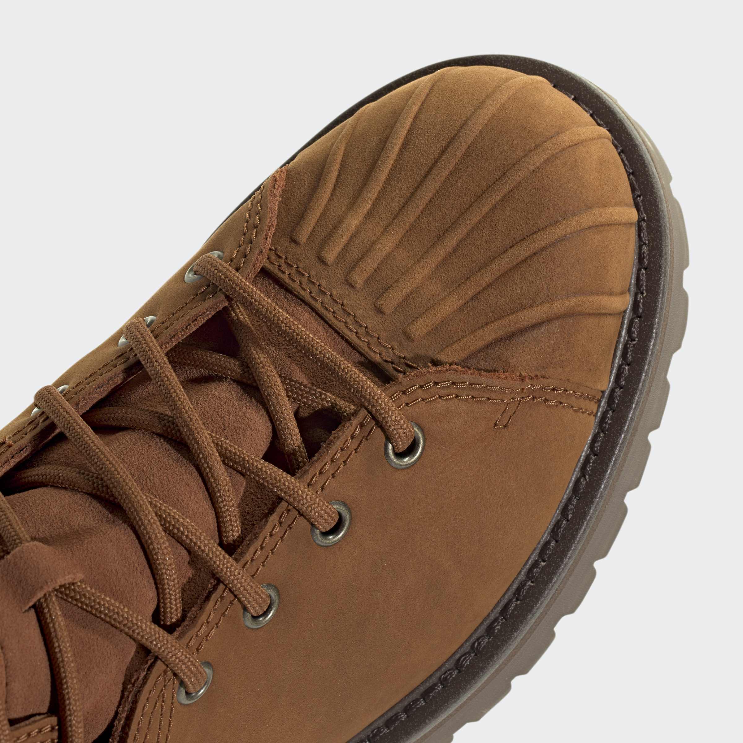 Men's adidas Originals Superstar Boot Shoes Dusky Bronze