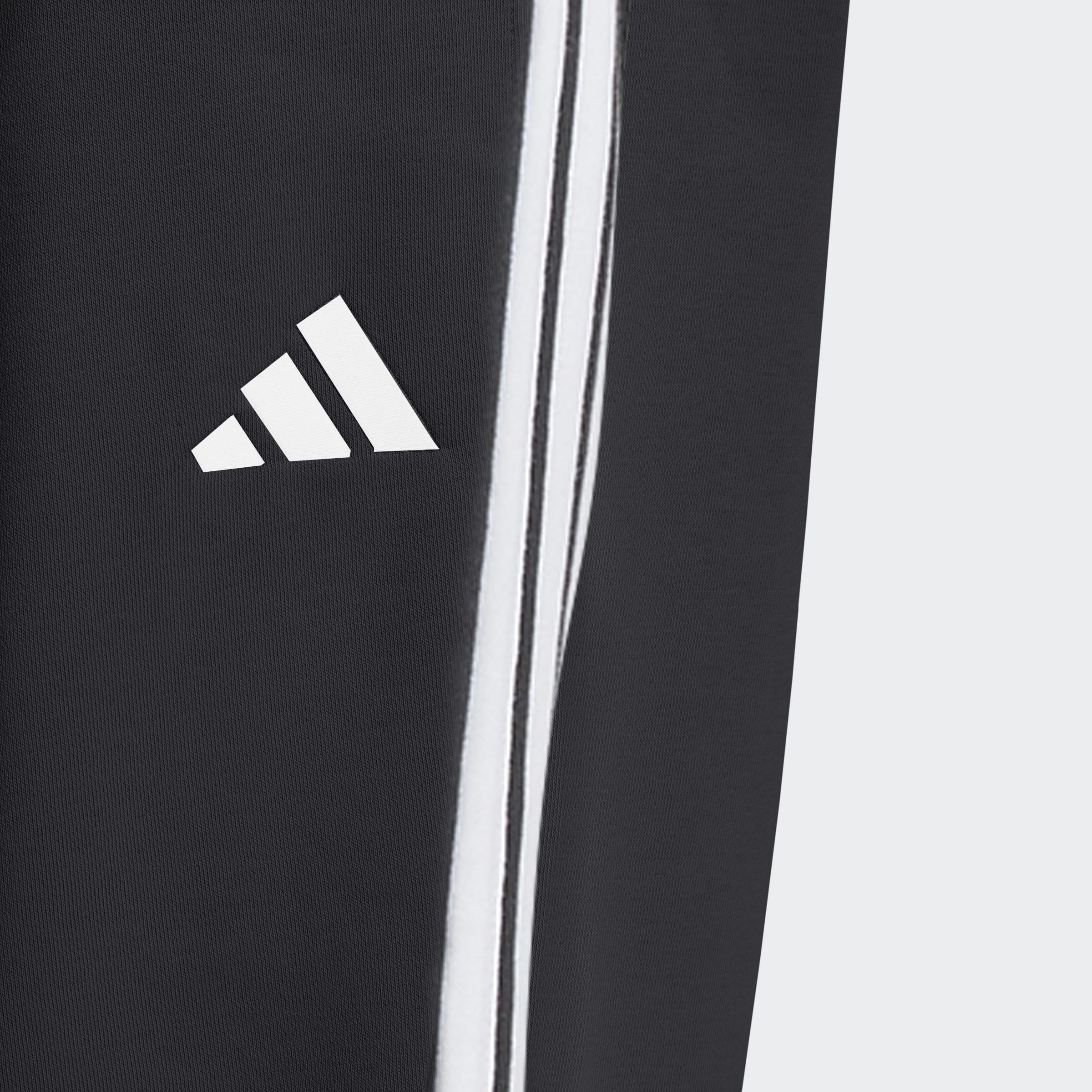 Women's adidas Sportswear Essentials 3-Stripes French Terry Cuffed Pants Black